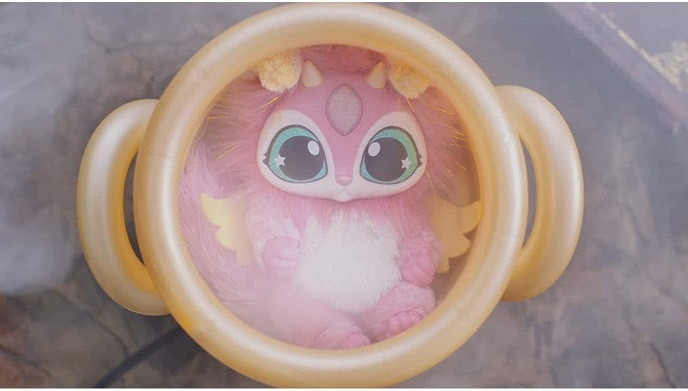 Magic Mixies - Magical Misting Cauldron with Interactive 20Cm Pink Plush Toy. Follow the Spell Book Add the Magic Ingredients. Who Will You Magically Create?