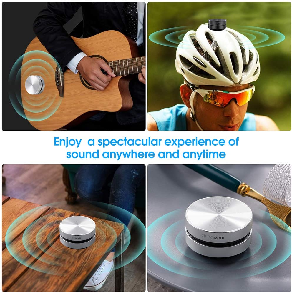 2 Pack Wirelessly BT Speaker Bone Conduction Speakers Mini Portable Loud Stereo Sound Built-In Mic Sound Box image number 1