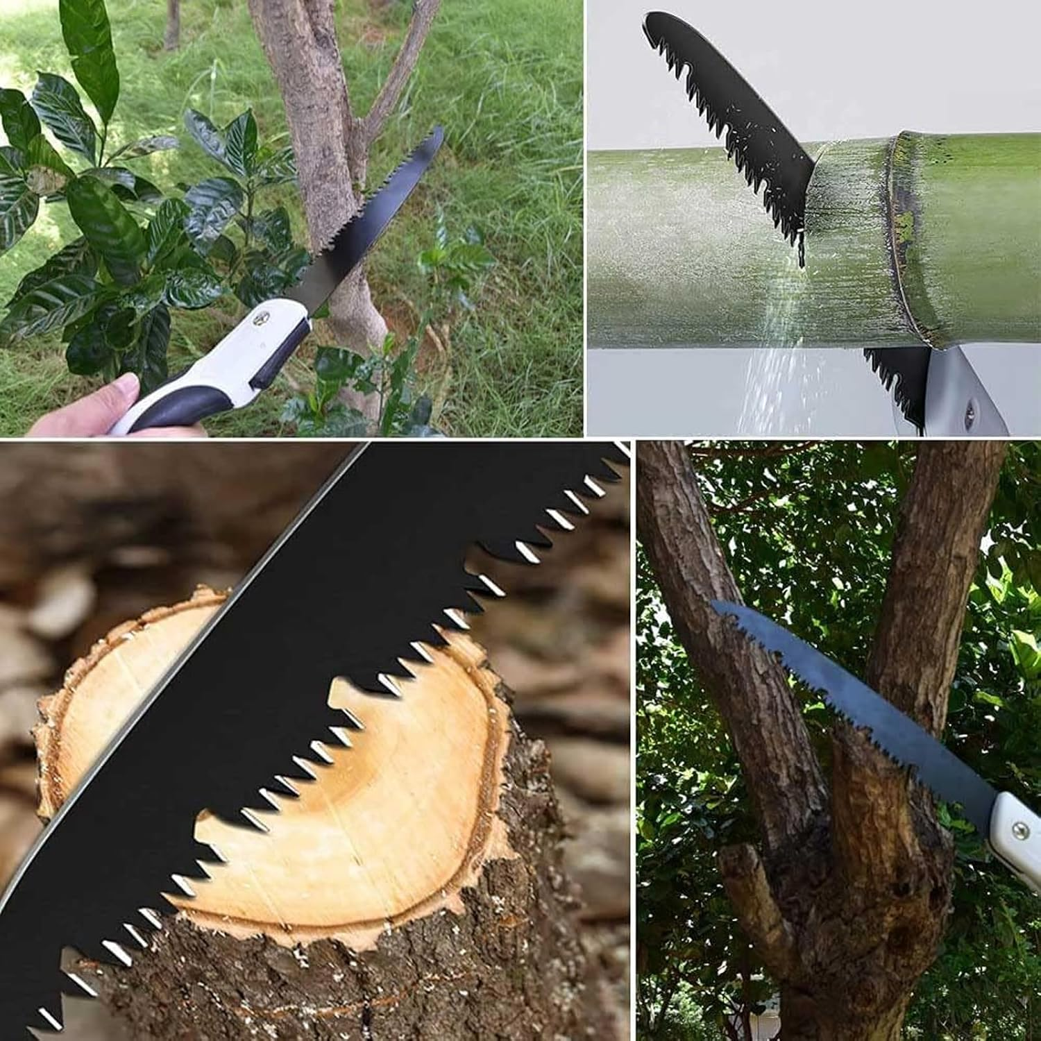KCTOAMZ Folding Saw,Pruning Hand Saw with Wood,Metal and PVC Blade,Hand Folding Saw Camping Wood Tree Saw,11 Inch Folding Saw,For Garden,Camping or Other Outdoor Activities image number 5