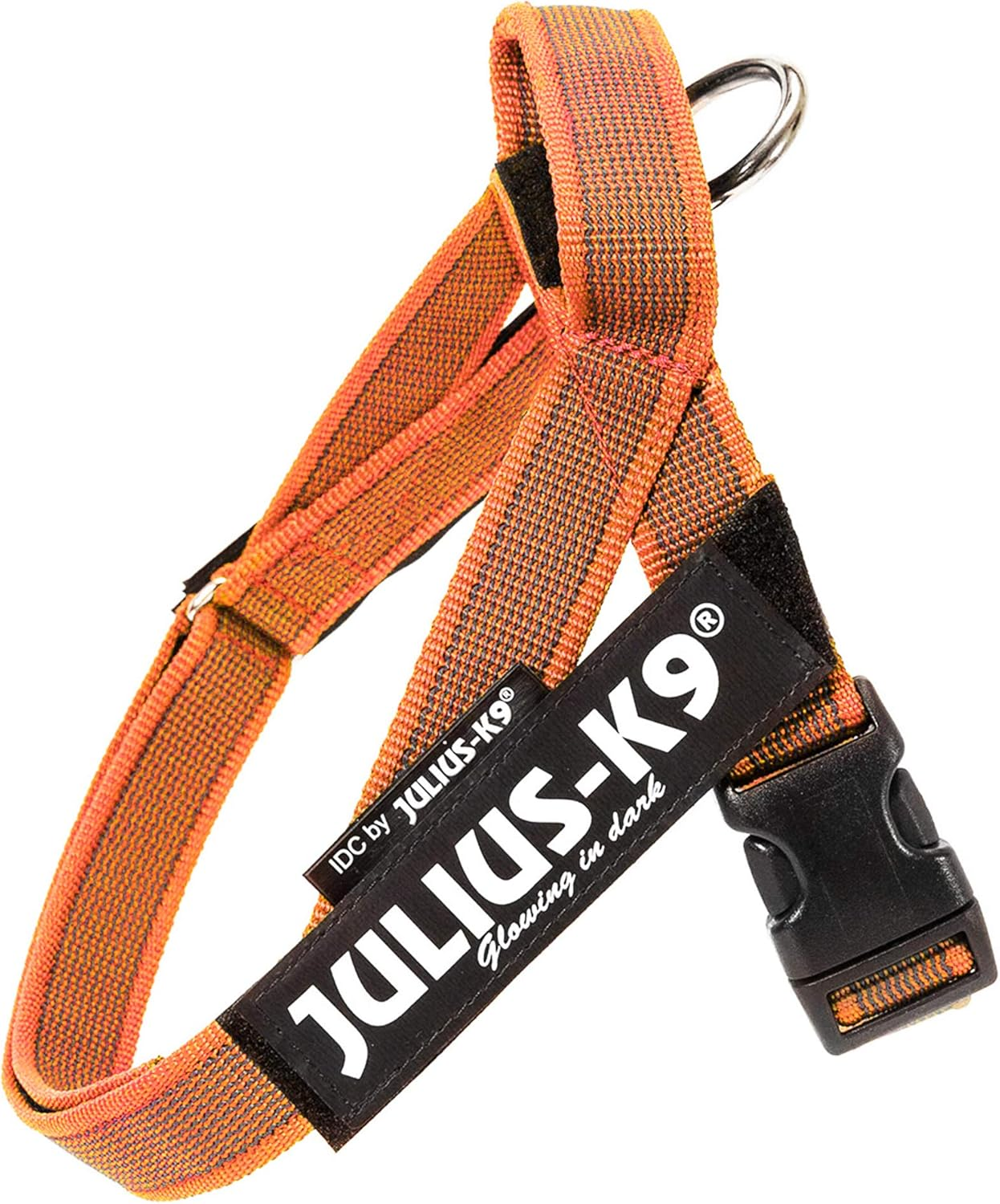 Julius-K9 IDC Color & Gray Belt Harness for Dogs, Size: Mini-Mini, Pink-Gray
