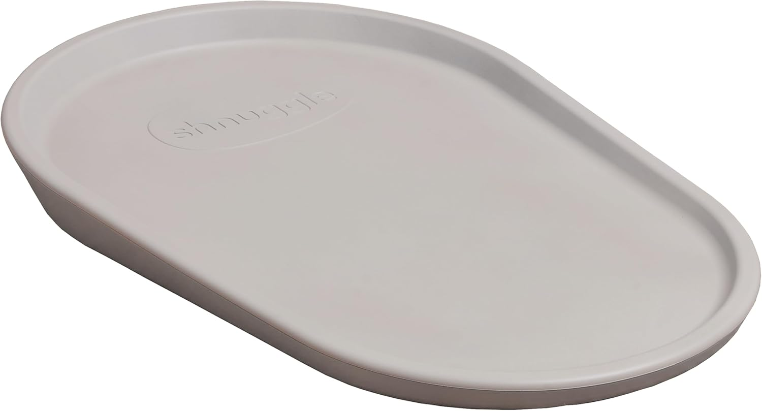 Shnuggle Squishy Baby Changing Mat | Soft and Warm Foam Material Is Nicer for Babies | Perfect for Nappy/Diaper Changing Time | Anti-Slip Easy Clean Wipeable (Taupe) image number 5