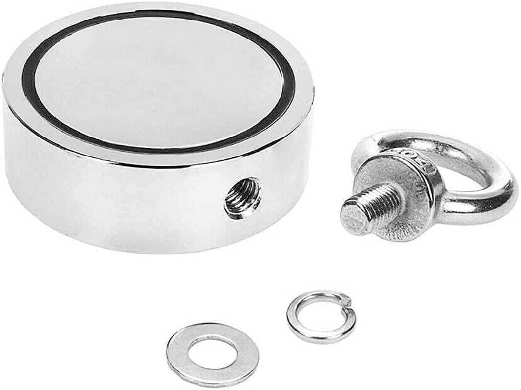 200KG Salvage Strong Recovery Magnet Neodymium Treasure Metal Hunting Fishing image number 6