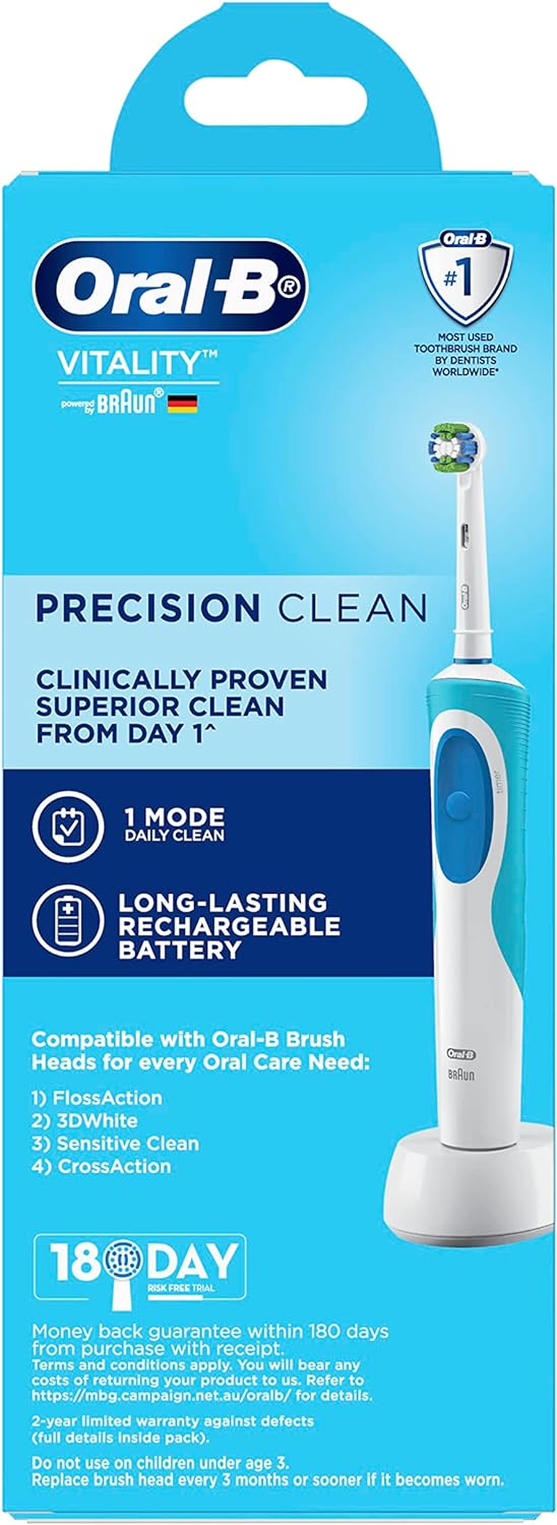 Oral-B Vitality Precision Clean Electric Toothbrush image number 4