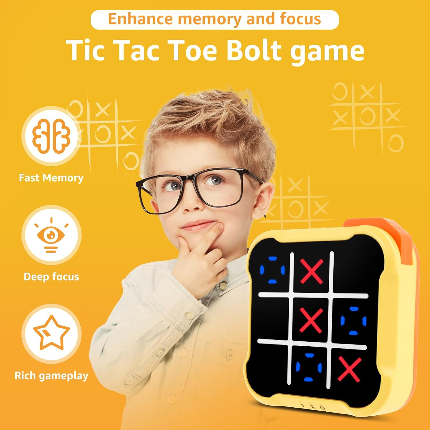 Toe Bolt Board Toy, Electronic Toe Bolt Game, Memory Training Infinite Toe Board Toy for Indoor Game, Portable Travel Game for Educational and Memorys Growths