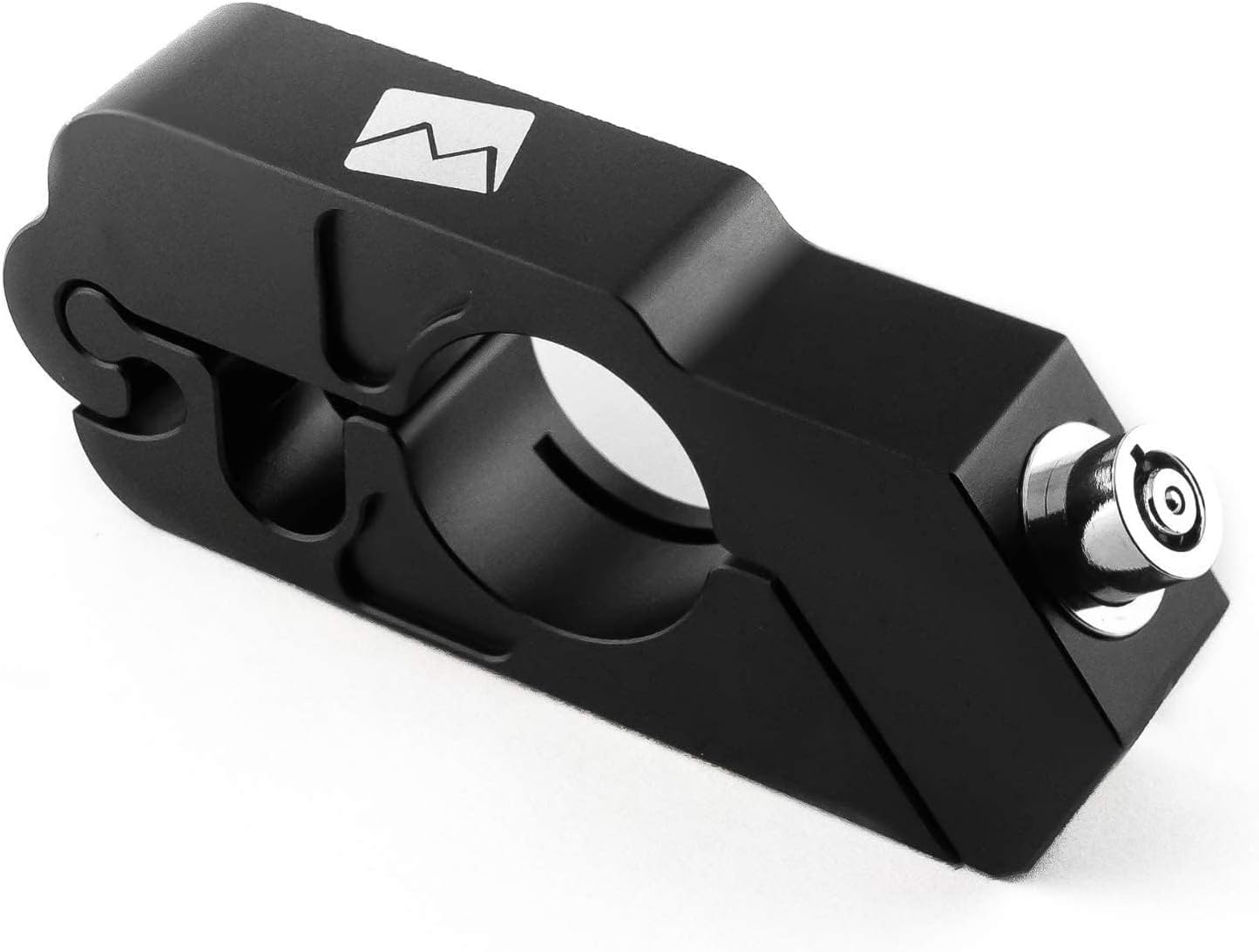 PLORIS by Monster Fairings Black Motorcycle Locks Heavy Duty anti Theft Adjustable Bike Handlebar Lock for Protection image number 5