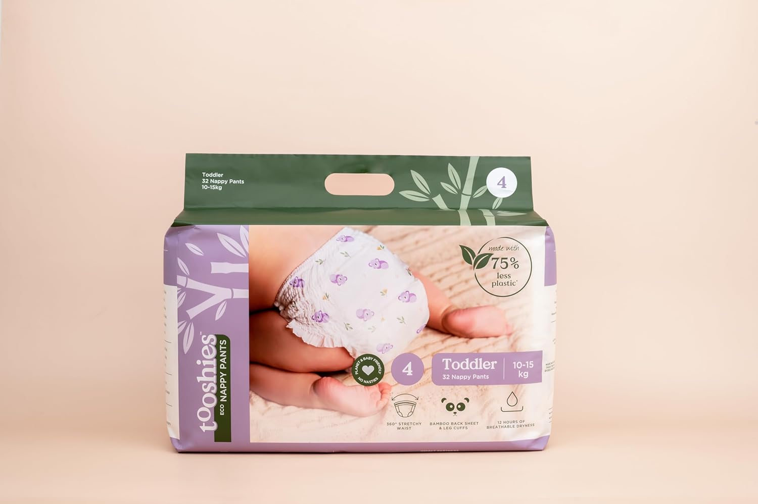 Tooshies & Babyu Toilet Training Bundle 3 - Tooshies Eco Nappy Pants Size 4 Toddler + Babyu Cushie Step Up image number 4