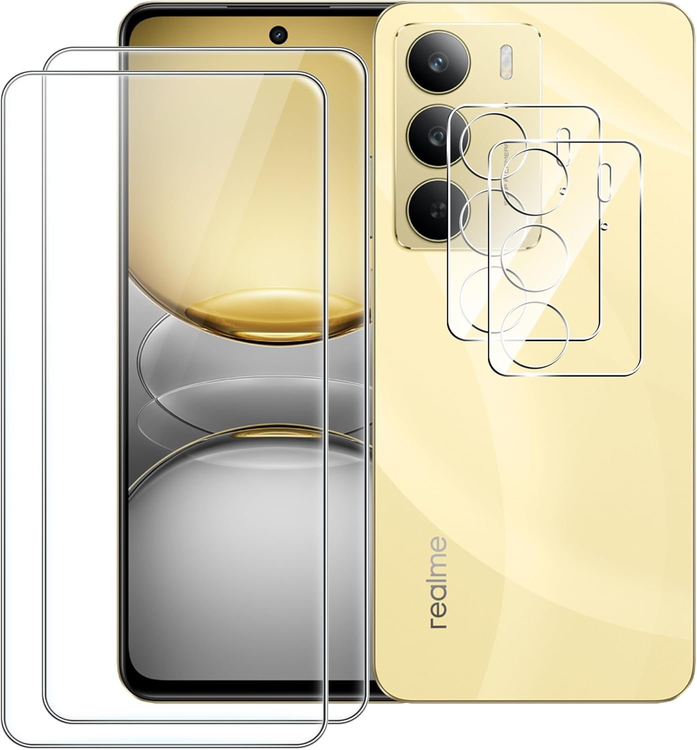 CAUHENYEE Screen Protector for Redmagic 11 Pro / 11S Pro+ Tempered Glass, [2+1] Screen Protector + Back Protection, Scratch-Resistant