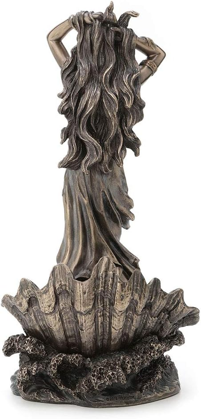 Veronese Design 11.5 Inch Aphrodite Rising from the Sea Greek Roman Goddess Antique Bronze Finish Statue image number 4