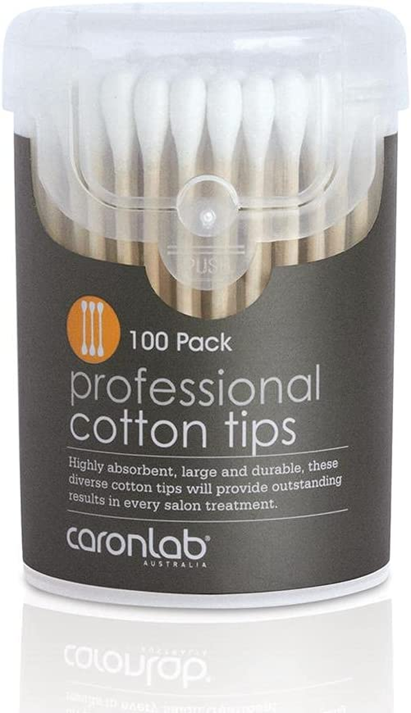 Caronlab Professional Cotton Tips 100 Pieces, 100 Count (Pack of 2) image number 1