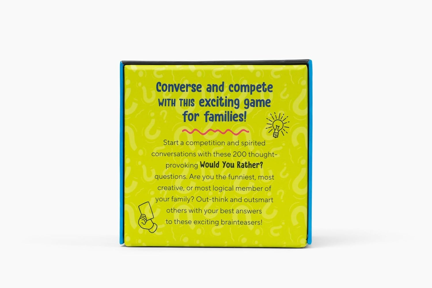 Would You Rather? Family Card Game: Fun Questions, Hilarious Answers, Lively Conversations image number 3