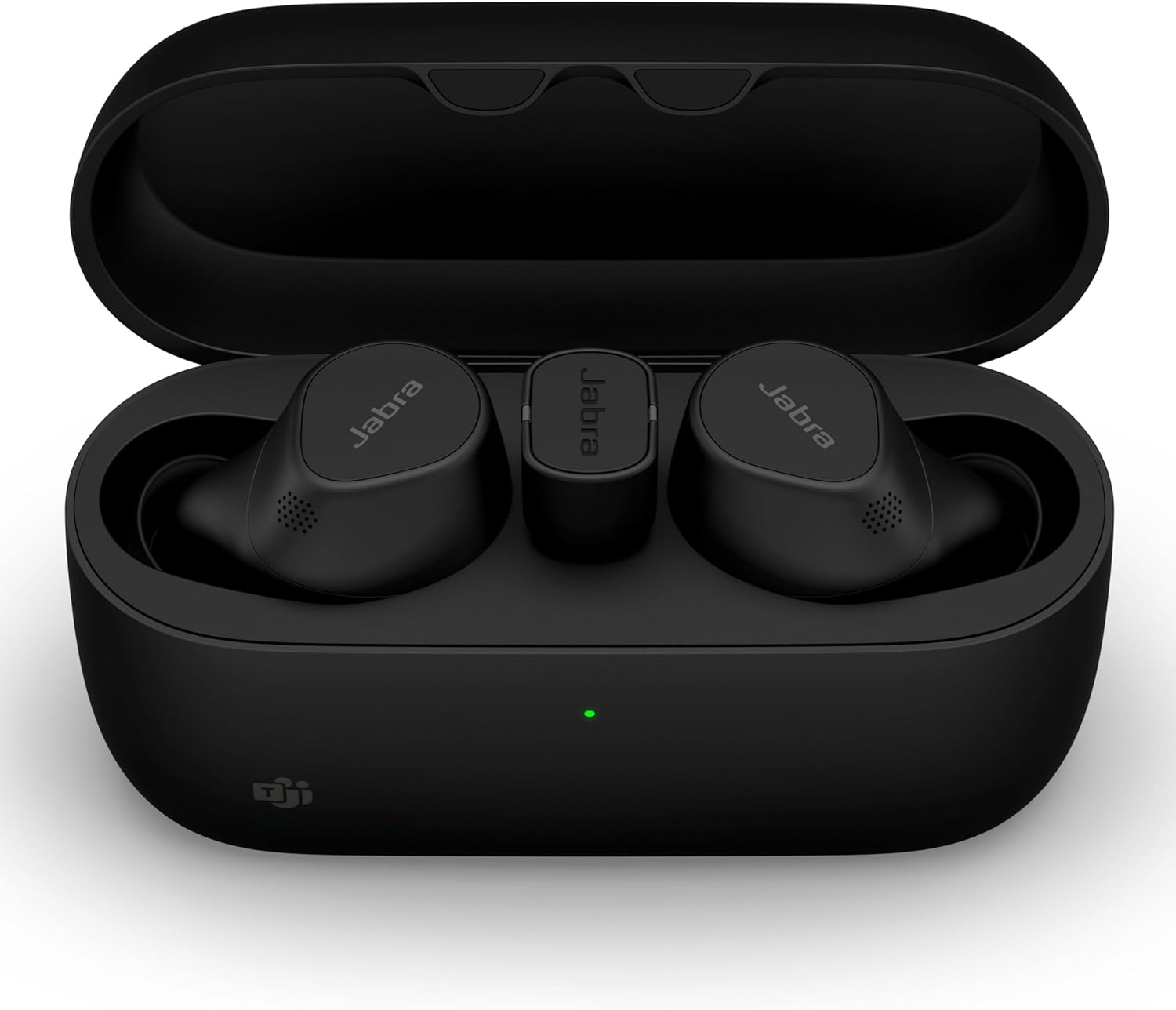 Jabra Evolve2 Buds - Wireless Earbuds - Noise Cancelling Bluetooth Earphones with Mic + ANC - Teams Cert - Water Resistant Ip57-20M Range - 33Hr Batt - Optimized 4 AI - True Wireless Ear Buds USB C image number 4