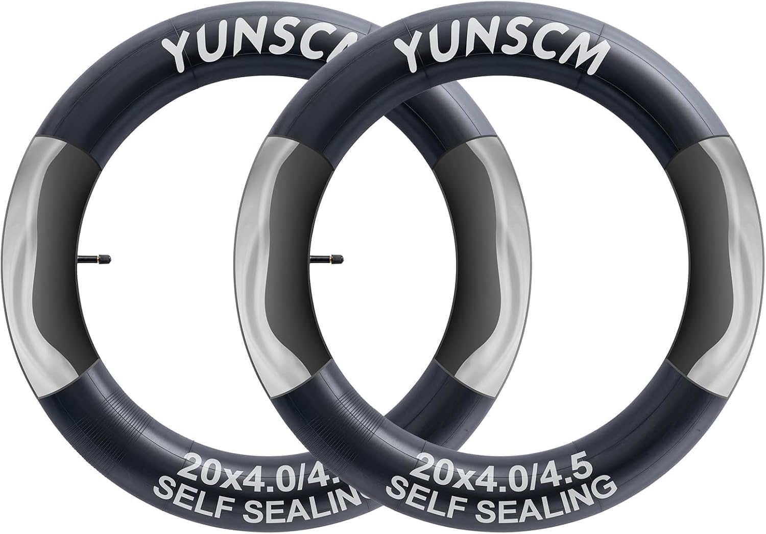 Yunscm 2 Pcs,20 4.0 Tubes,20X4.0/4.5 Self Sealing Tube,Schrader Valve 32Mm,20X4.0/20X4.5 Automatically Repair Inner Tube Replacement for Schrader Valve 20 Inch MTB Bike,Fat Bike image number 5