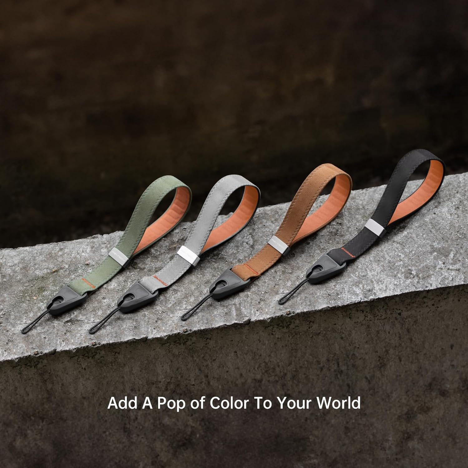 PGYTECH Camera Wrist Strap for Photographers Adjustable Quick Release Camera Hand Strap for Sony, Nikon, Canon, Gopro - Brown image number 4