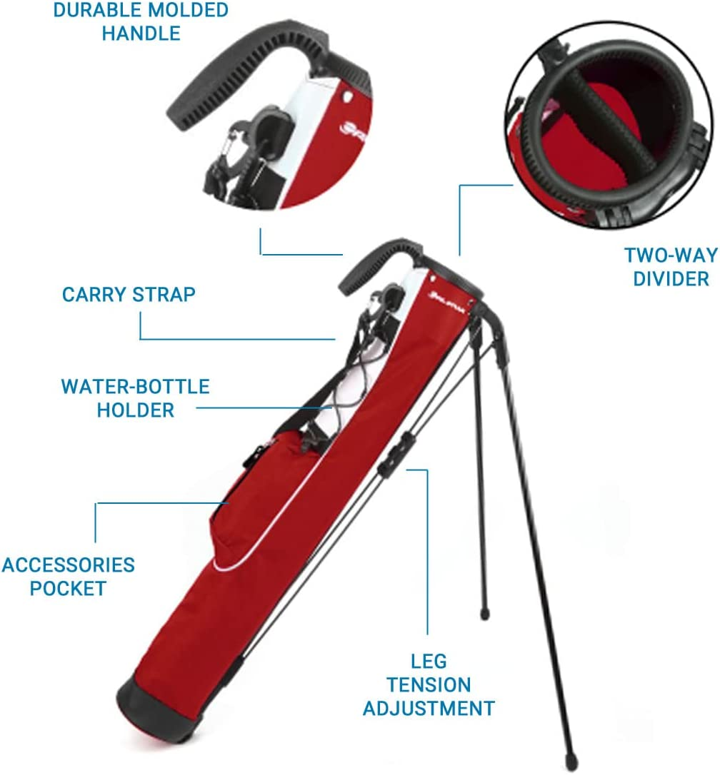 Orlimar Pitch &lsquo;N Putt Golf Lightweight Stand Carry Bag - Blue image number 6