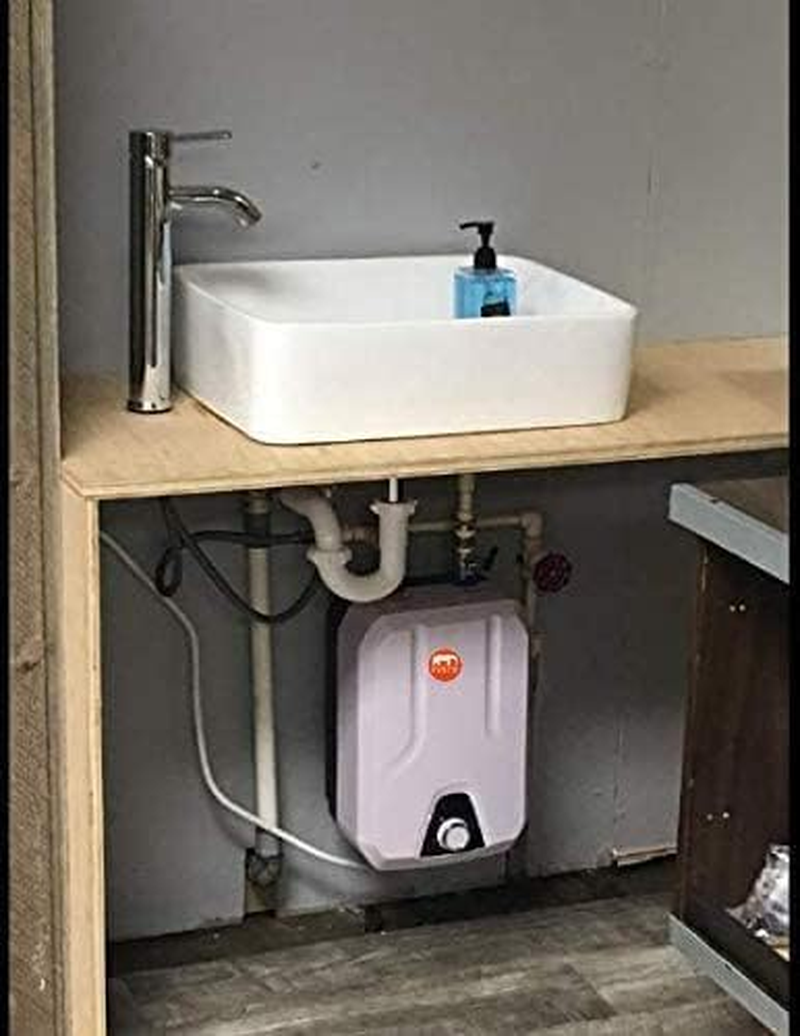 1.5Kw Small under Sink Tank 2.26Gallon Water Heater Hot Storage,Mini Instant Electric RV TR Trailer Kitchen Compact Point-Of-Use image number 1