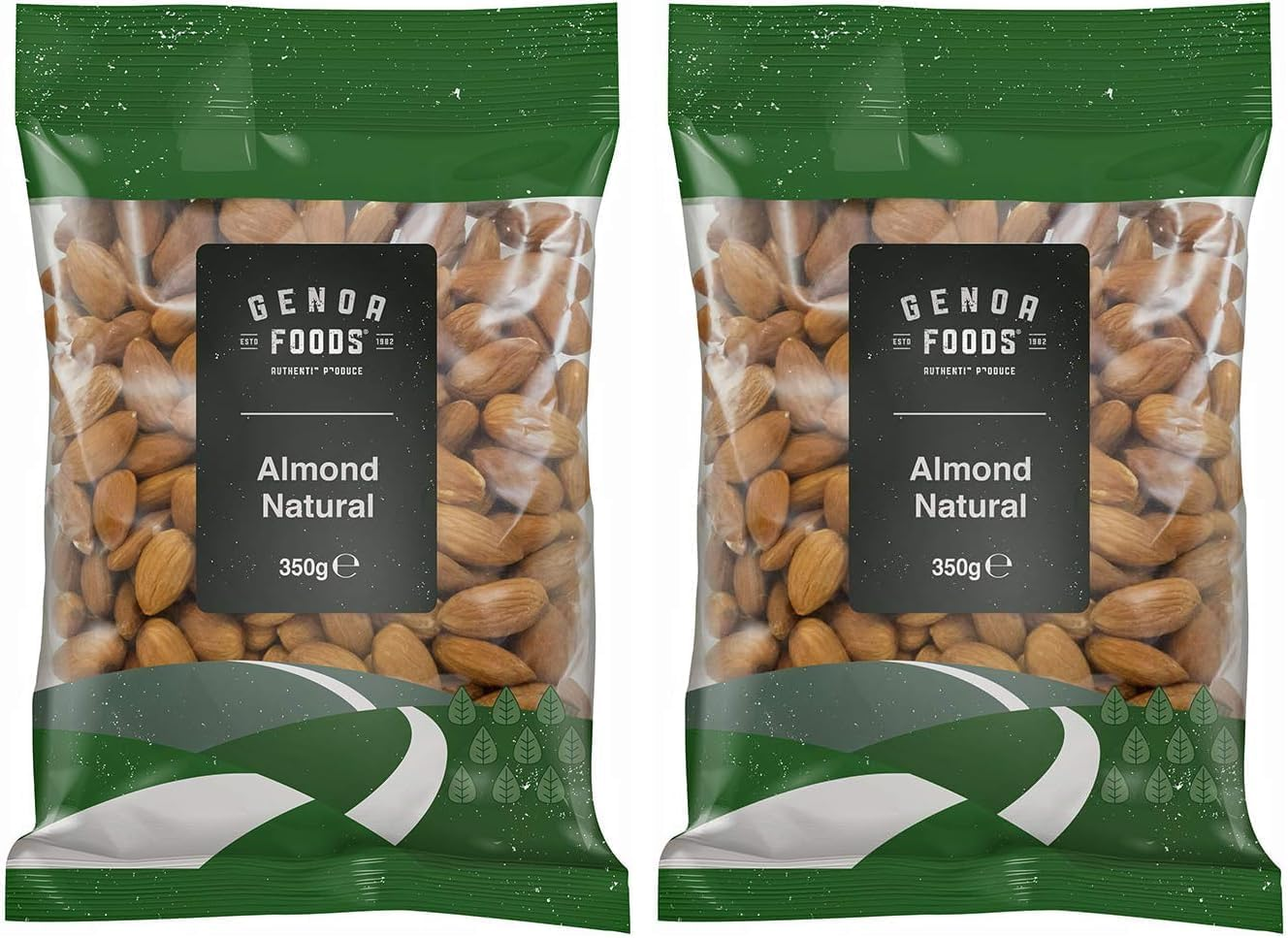Genoa Foods Almonds Roasted, 350 G, Almonds Roasted image number 2