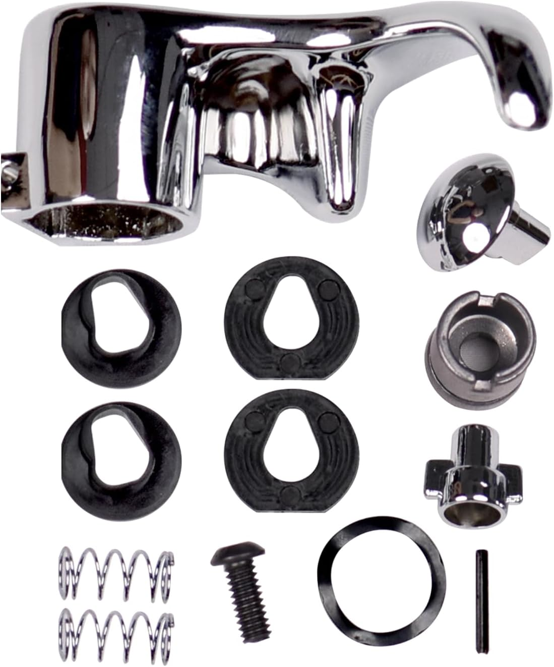 Left Locking Vent Window Handle Chrome Kits Compatible with Chevy GMC Blazer Jimmy Suburban 1973-1994(For Blazer C10 C1500 C20 C2500 C30 C3500 Truck,Jimmy K10 K1500 K20 K2500 K30 Truck) image number 3