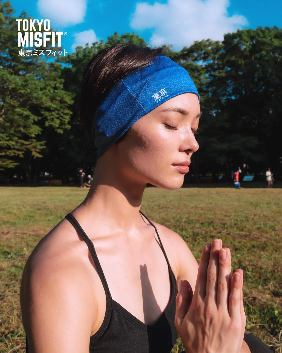 Tokyo Misfit - Japanese Headbands for Men & Women, Sweat Band, Workout, Yoga, Fashion, Running, Sports, Basketball, Bandana image number 2