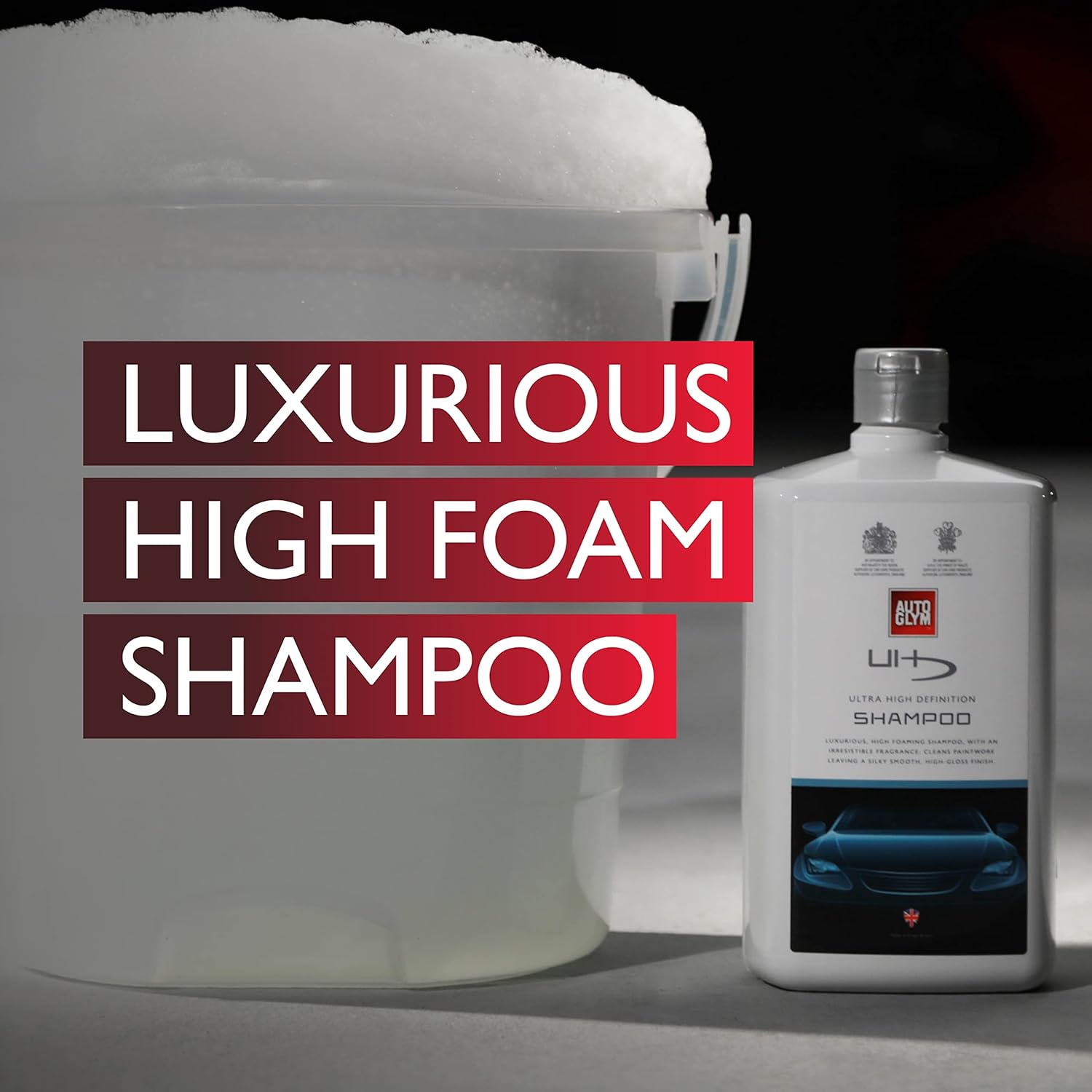 Autoglym Ultra High Definition Shampoo, 1 Litre - High Foaming Car Shampoo Leaves a Silky Smooth, High-Gloss Finish image number 5