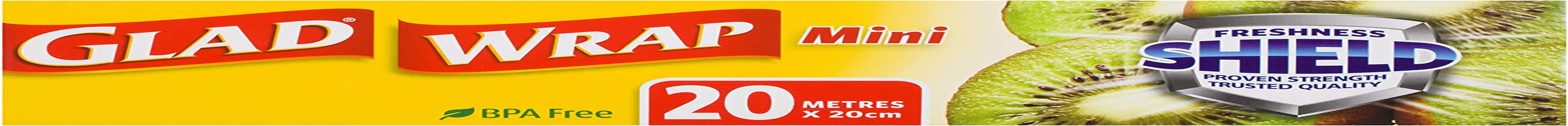 Glad Wrap Mini, 20 Metre Clear Cling Wrap, Bpa-Free, Microwave Ready, 20M X 20Cm, 1 Count image number 1