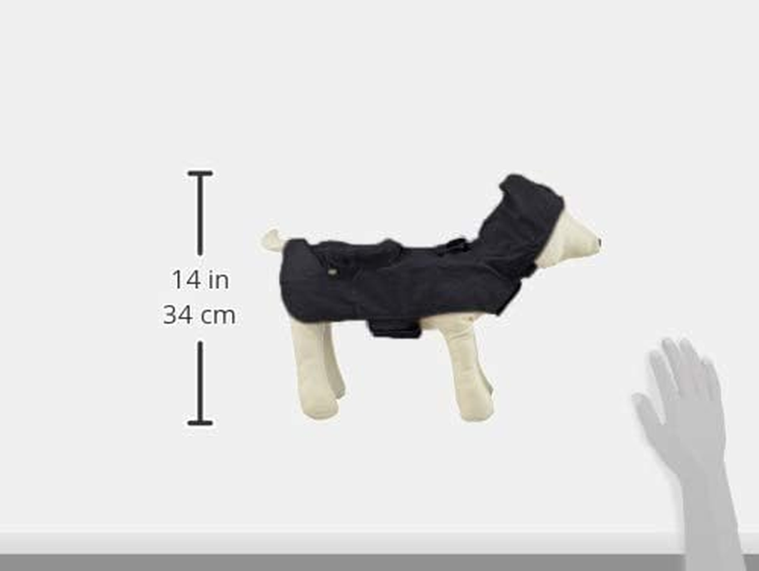 Fab Dog Travel Pocket Raincoat (Raincoat) Black / Leaf S Size image number 2