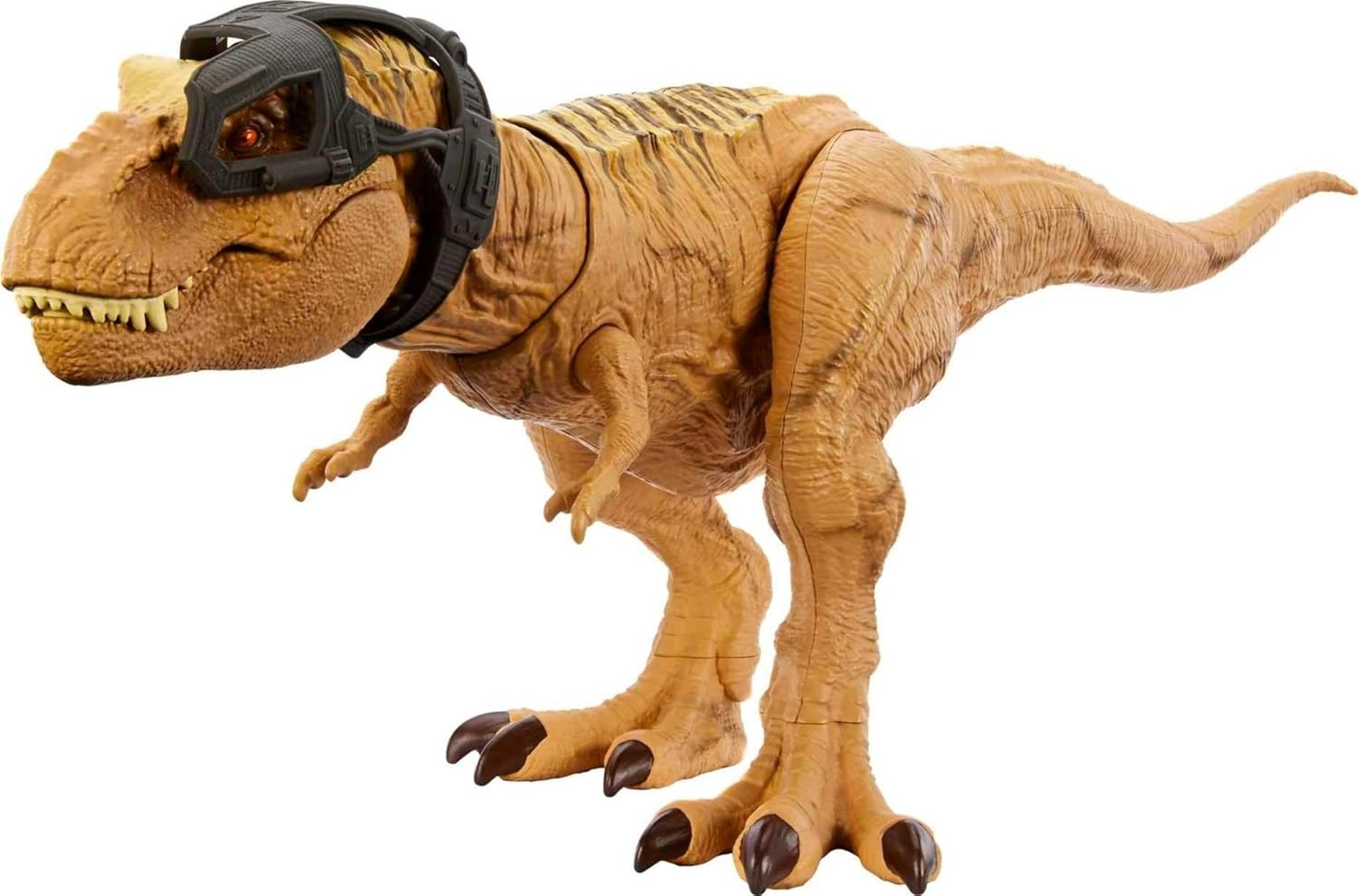 Mattel Jurassic World Tyrannosaurus T Rex Dinosaur Toy with Sound, Hunt Chomp Action Figure, Double Chomp Motion and Tracking Gear, Digital Play image number 2