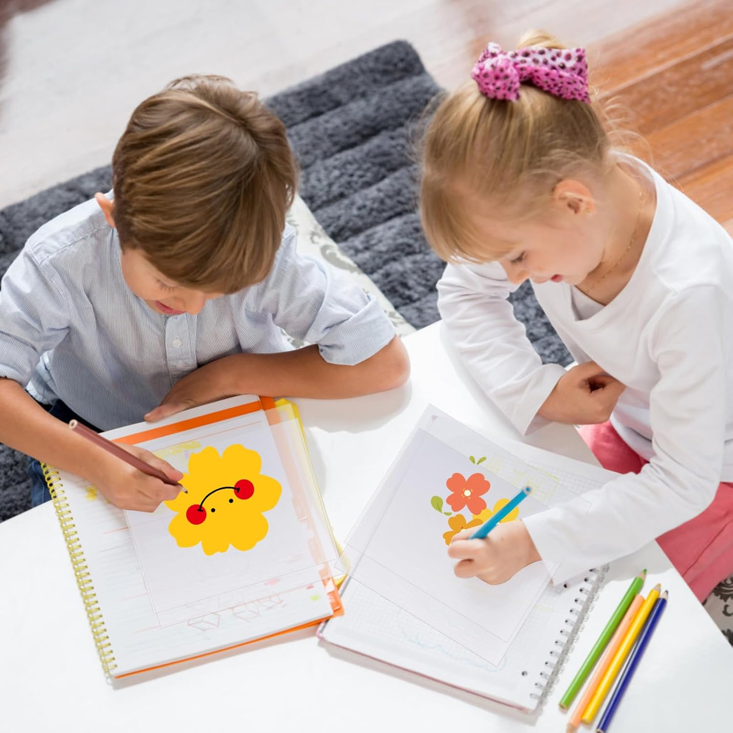 20PCS Transparency Blank Template Material,Clear Mylar Stencil Sheets,Acetate Sheets for Crafts,Stencil Paper，Translucent Plastic Sheets for Crafts,Blank Paintstencils,Template Plastic,Mylar Sheet image number 2