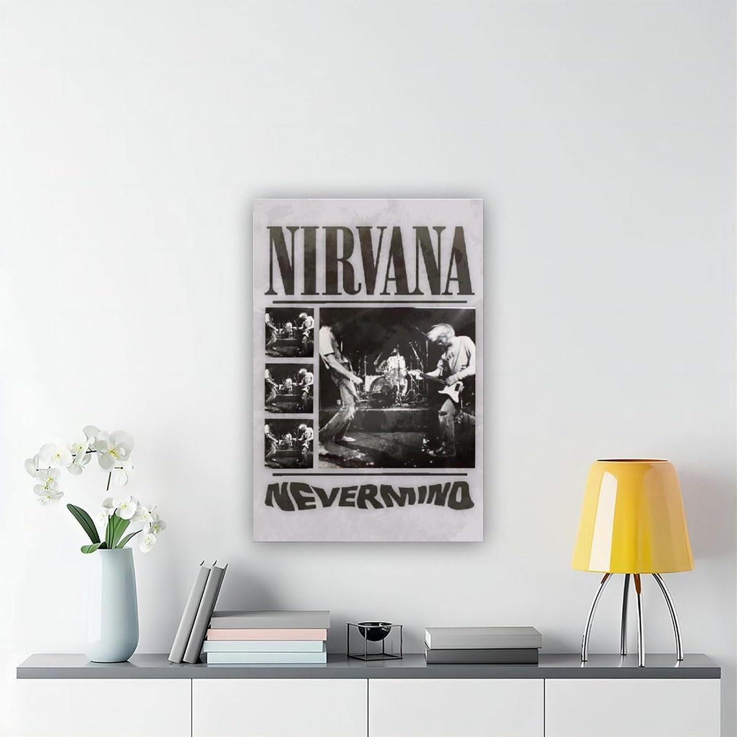 TGDSVPWQ Nirvana Poster Music Poster Wall Art Wall Decor Posters Canvas Poster Unframe:12X18Inch(30X45Cm) image number 6