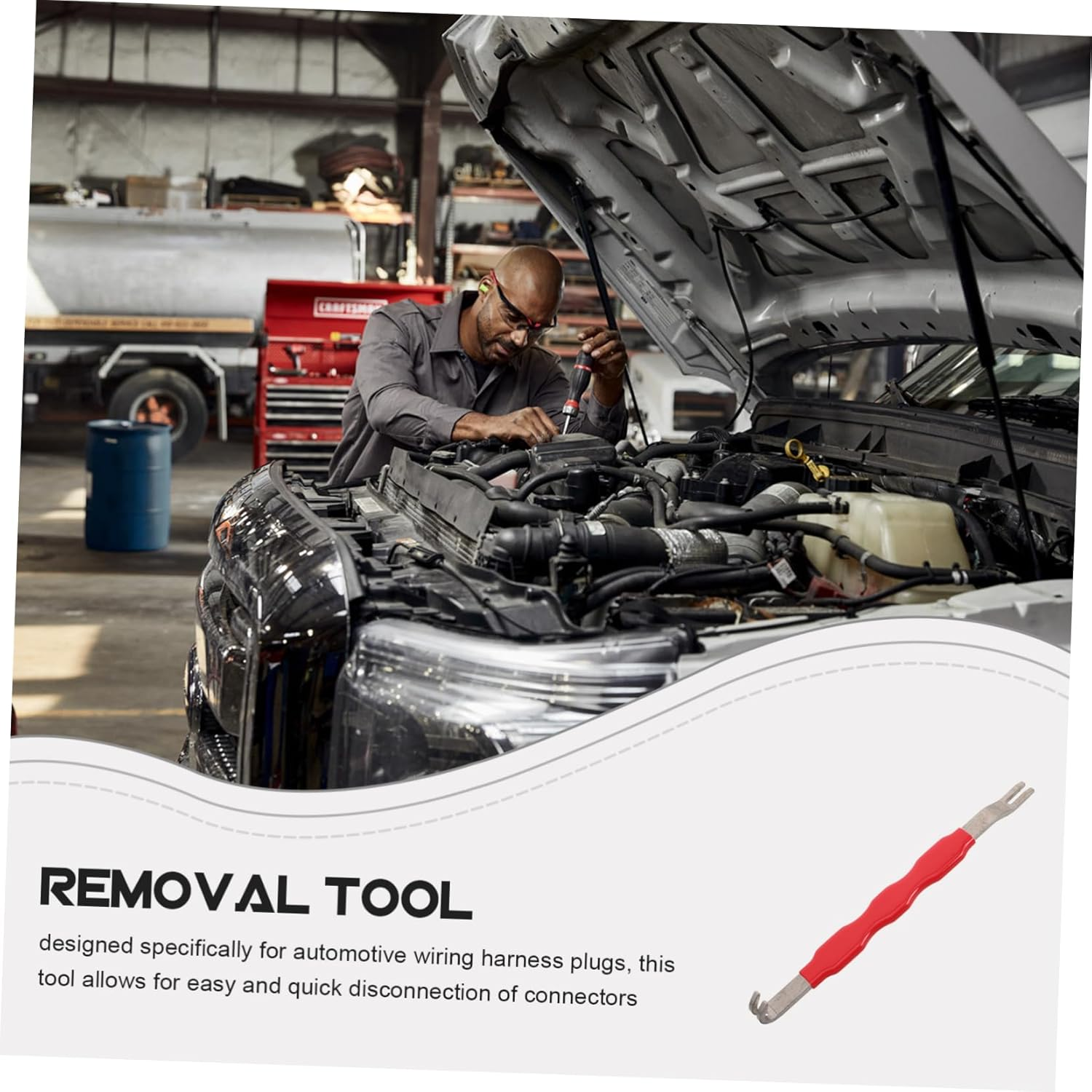 DONFAMDS Automotive Electrical Connector Pin Removal Tool Wiring Harness Terminal Separator Tool for Car Vehicle Electronics Mechanics image number 6