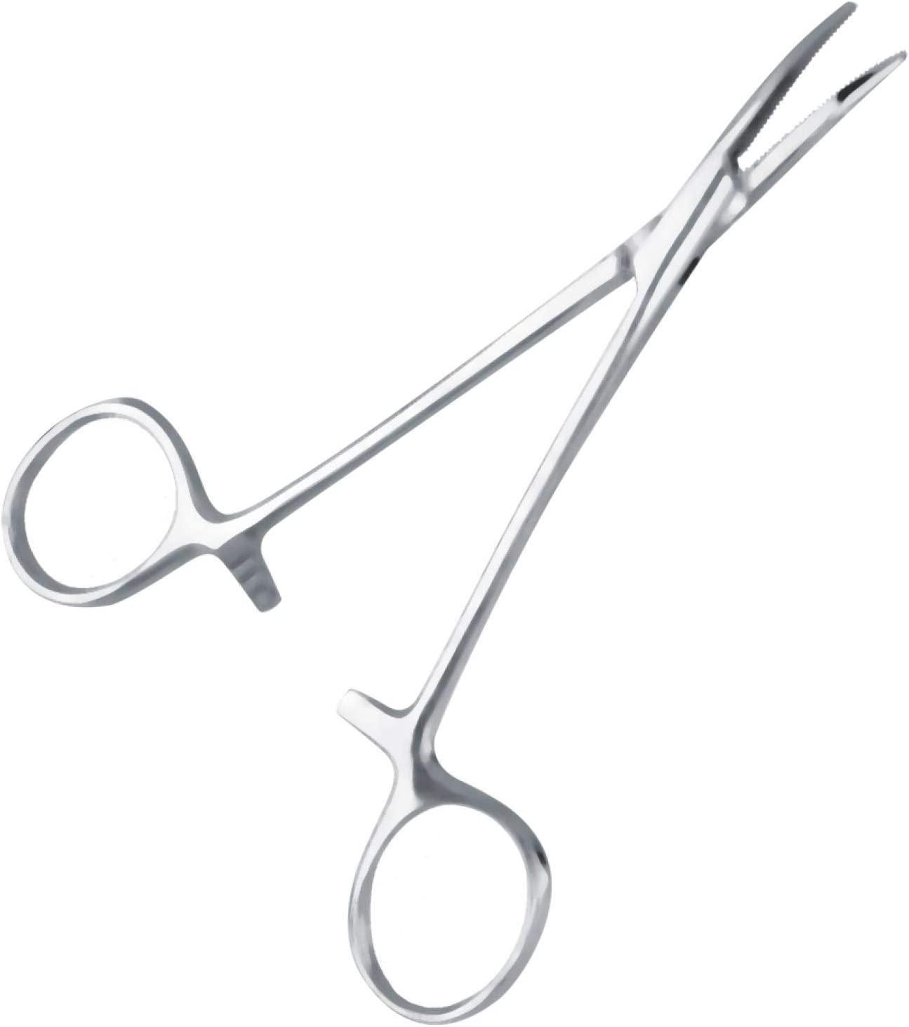 Ear Hair Tweezers, Pet Grooming Scissors, Clean Ear Canal Pet Dog Trimmer Accessories Ears Grooming Kit Tweezers, for Nose/Ear Hair for Dogs and Cats(Small) image number 6