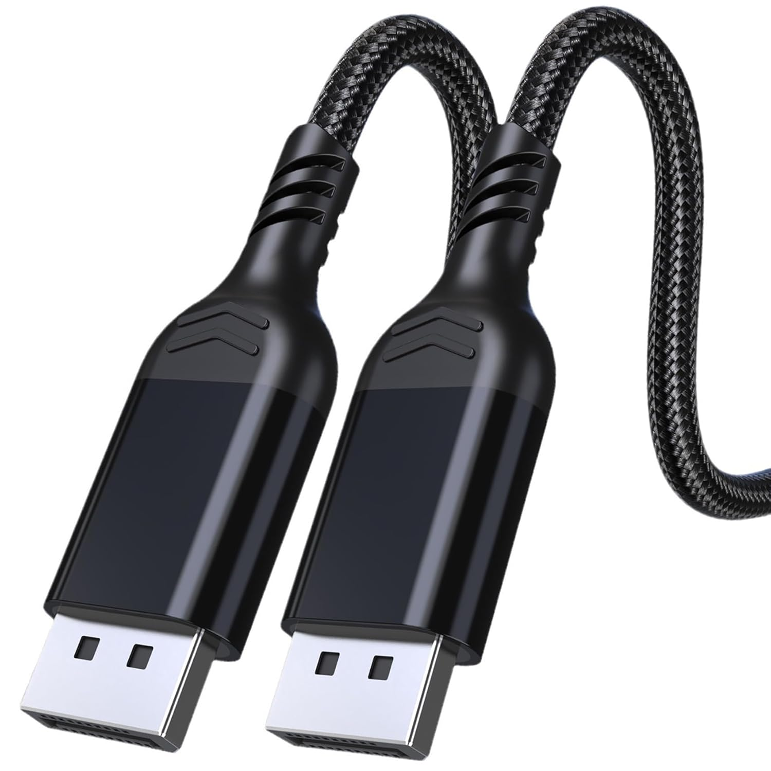 Tunghey Displayport Cable 2.1, 16K Displayport Cable 80Gbps 16K@60Hz, 10K@60Hz, 8K@60Hz HBR3 4K@60Hz/144Hz 5K@60Hz 1080P@240Hz Support Freesync G-Sync HDR10 for Gaming Monitor Graphics Card (1.5M) image number 6