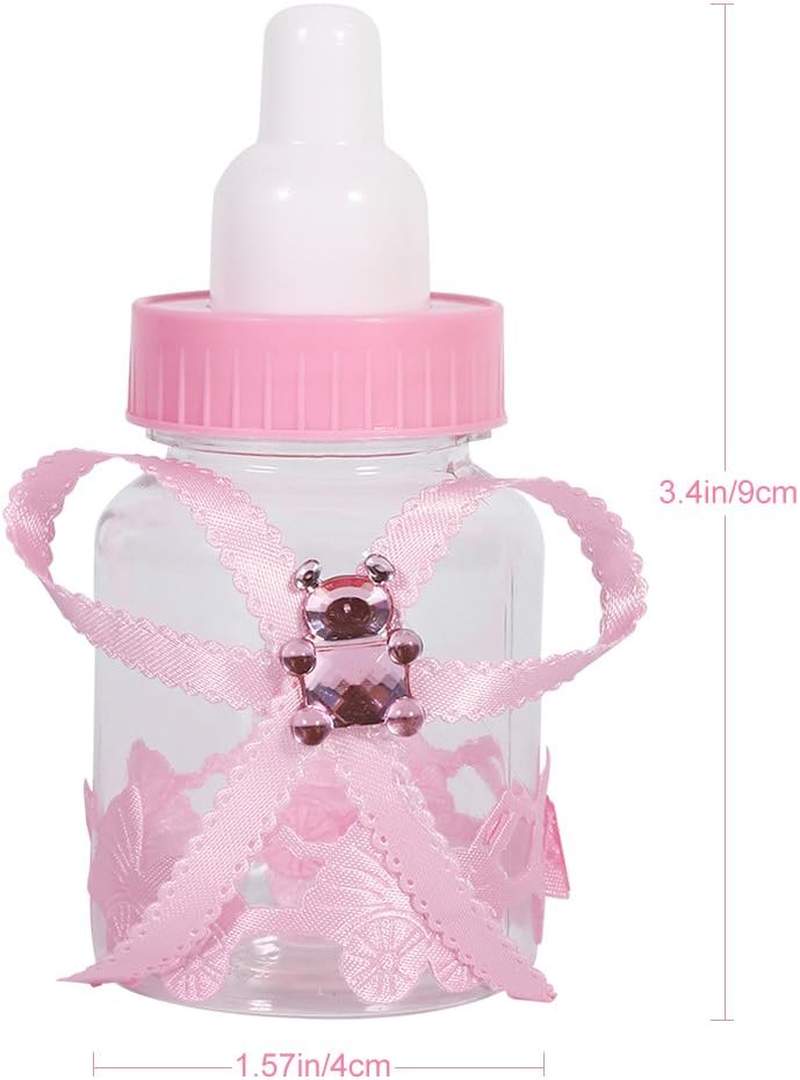 Candy Chocolate Bottle Baby 2 Colors 50Pcs Sweet Candy Box Shower Party Gift Decoration for Kids Birthday (Lizealuckytk9Ftz-01) image number 1