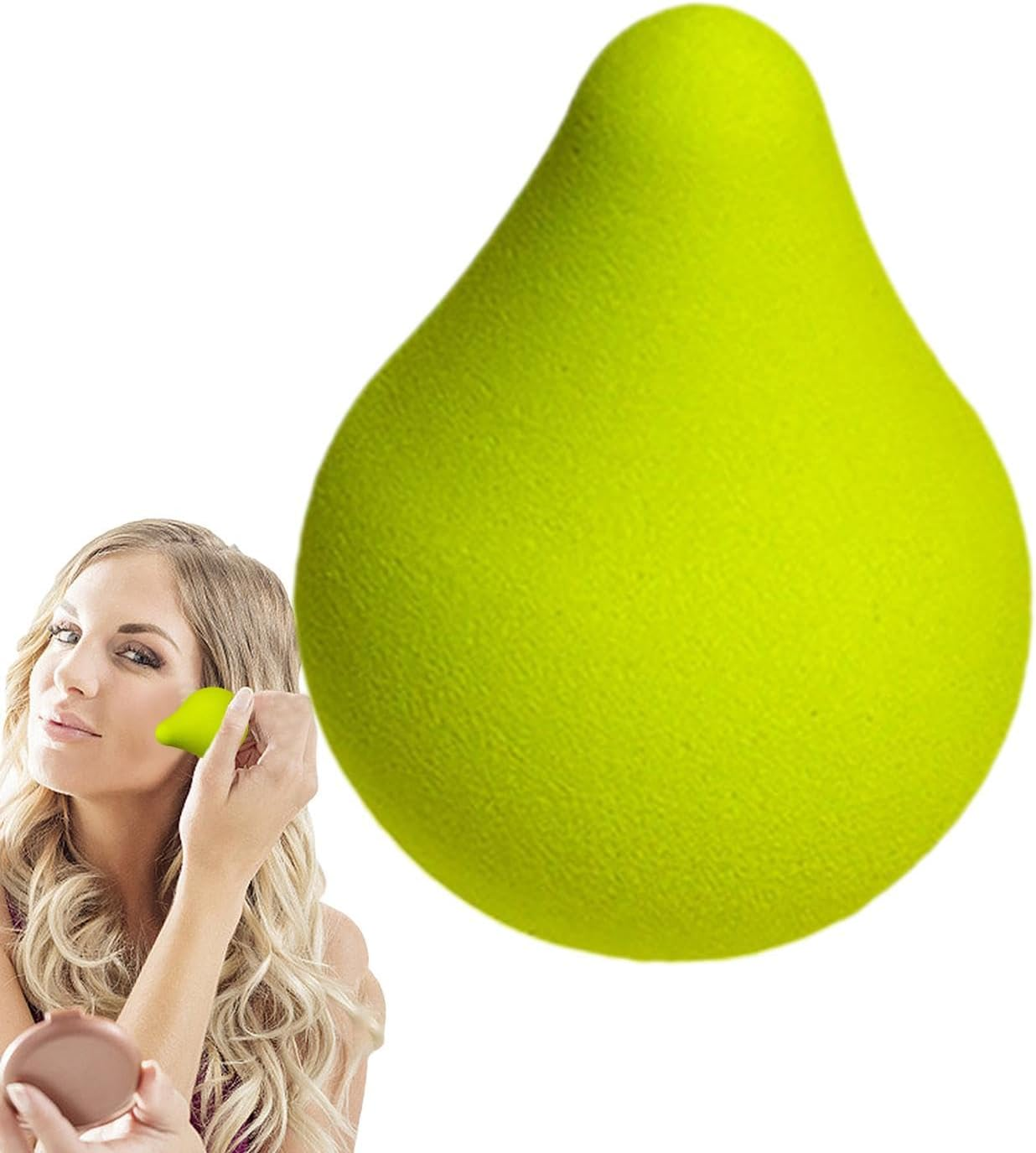 Generisch Cute Avocado Beauty Egg Makeup Sponge - Multipurpose Cosmetic Sponge Blender for Foundation, Eyes, Nose - Polyurethane Material - Perfect for Beginners and Beauty Lovers image number 5