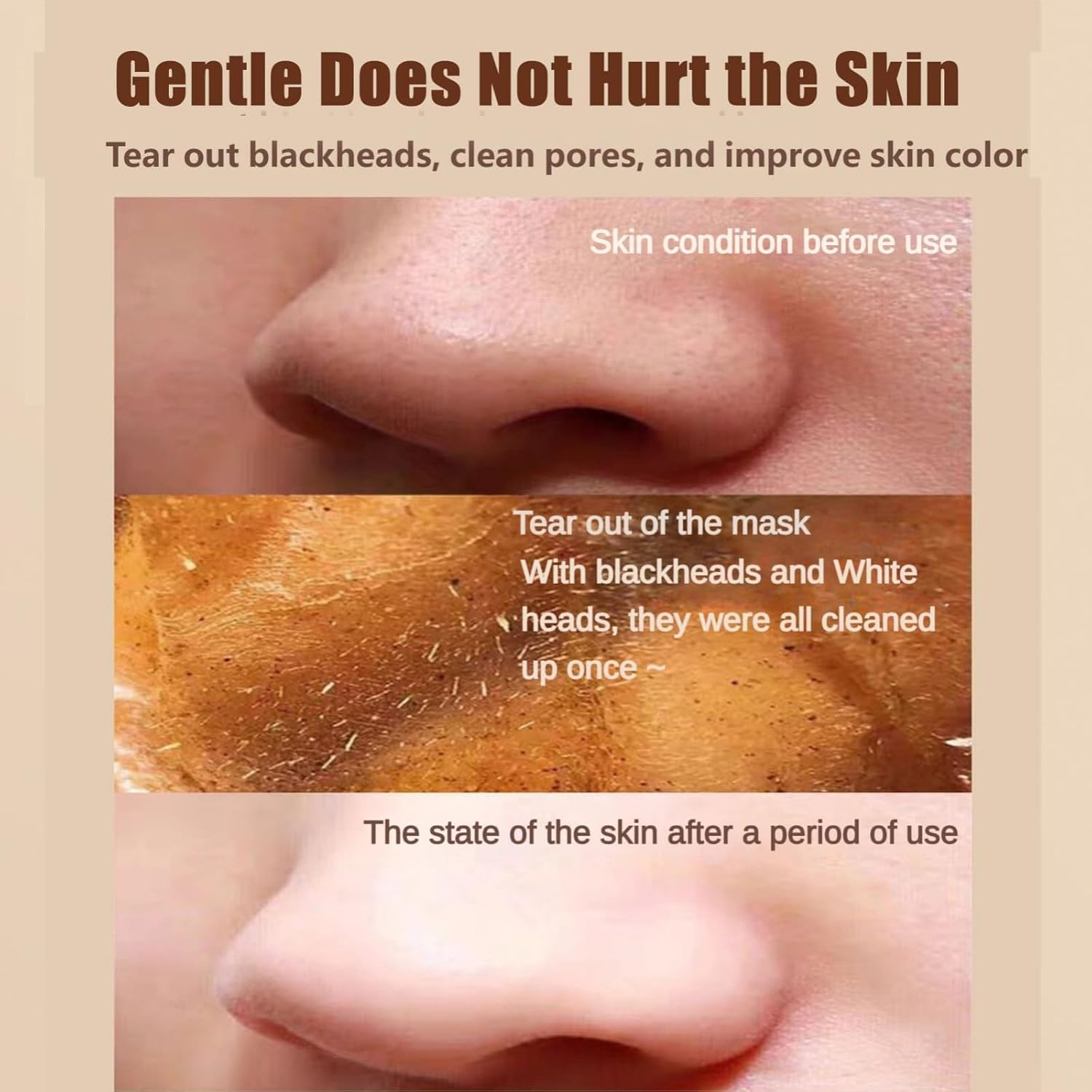 Onlimerr Herbal Spots Peel-Off Facial Mask, Dark Spots Anti-Wrinkle Tear-Off Mask, Deep Nourishment & Pore Tightening, No-Clean Tear-Off Peel off Face Mask for All Skin Types (2PCS) - 2Pcs image number 5