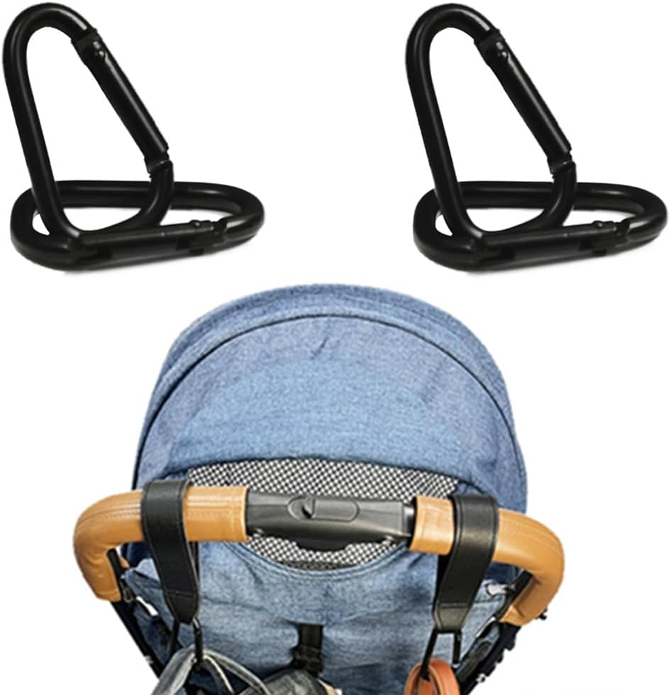 12 Pcs Aluminium Carabiners, D-Clip Spring Snap Hooks for Keychain Clip, Outdoor Camping Hiking Hammock Swing