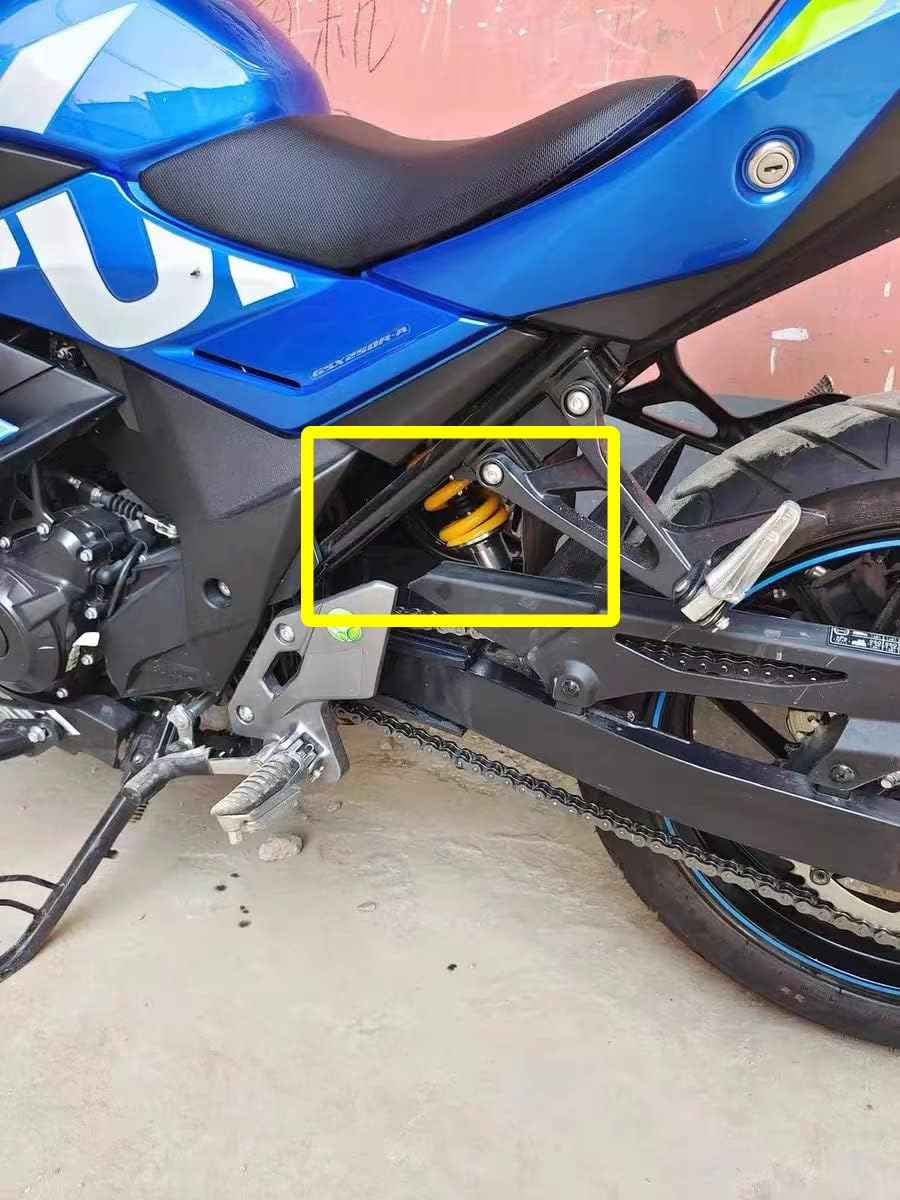 315Mm Motorcycle Rear Intermediate Damper Suspension Compatible with S-U-Z-U-K-I GSX 250 GSX 250 R GSXR 250 Vstom