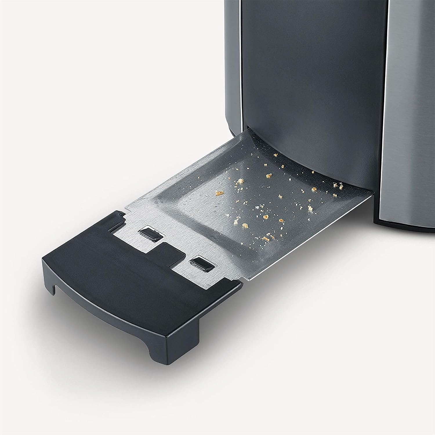 Severin Autmatic Toaster with 800 W of Power 2589, Brushed Stainless Steel-Black image number 4