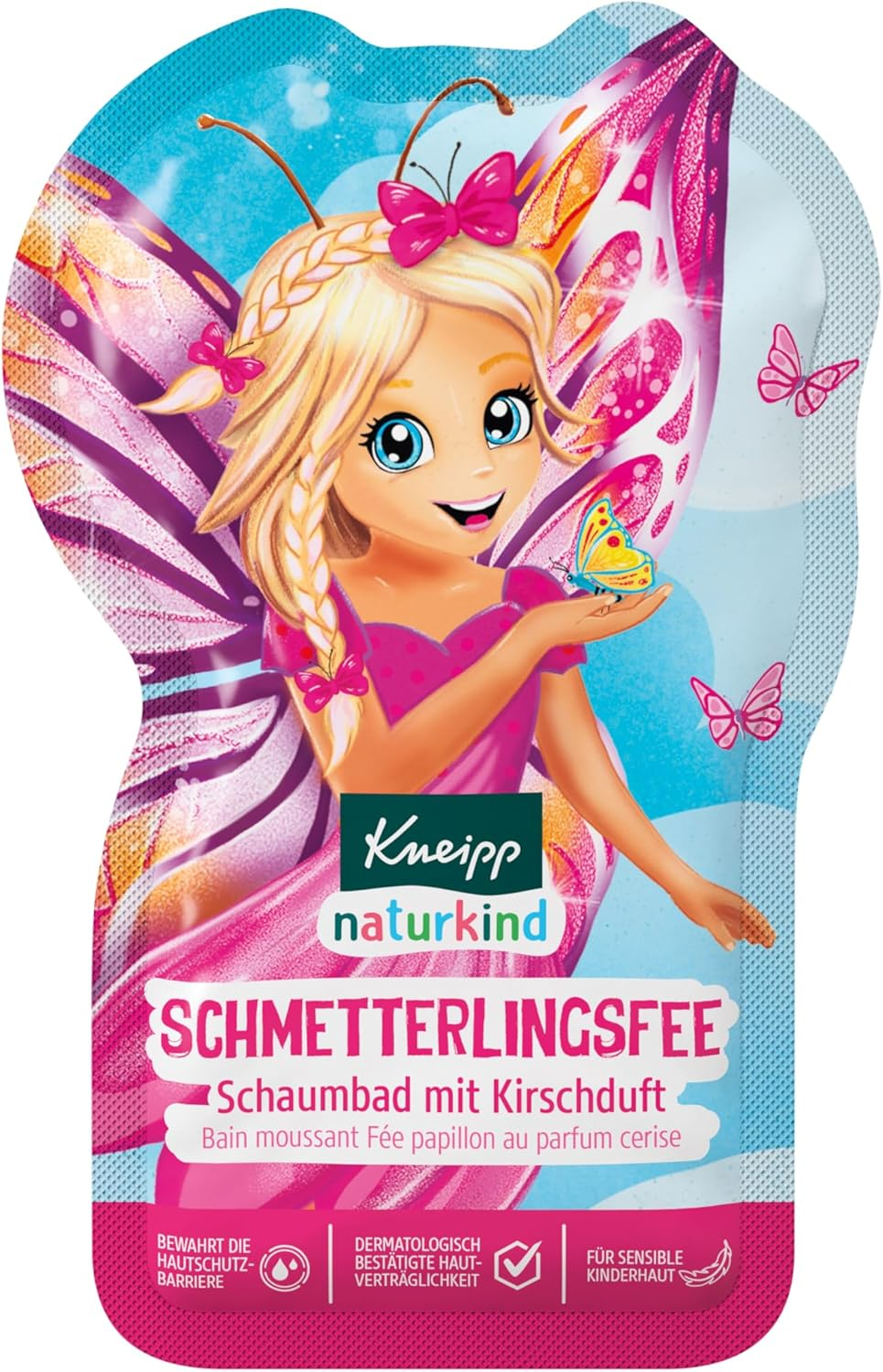 Kneipp Naturkind Butterfly Fairy Bubble Bath - Bath Additive with Cherry Fragrance - for Sensitive Children'S Skin - 40 Ml image number 2