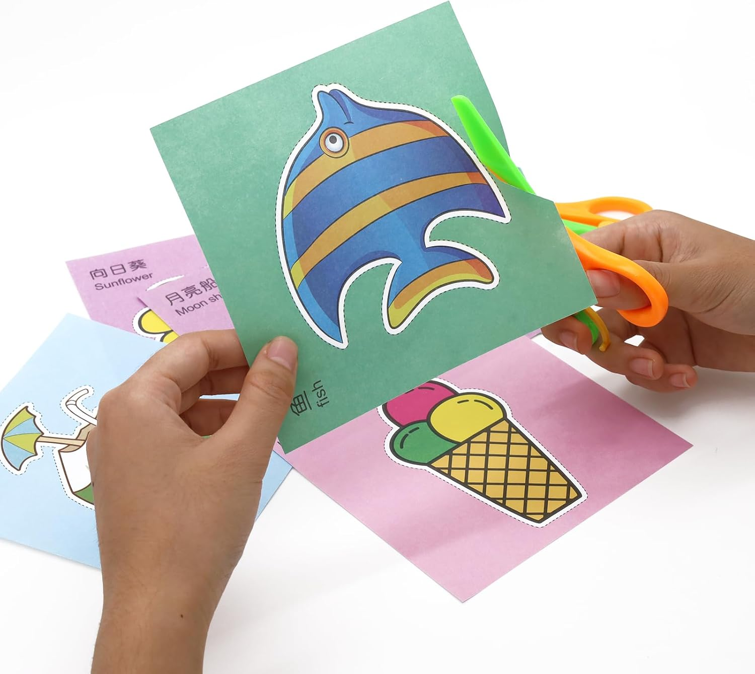 Safety Scissor Skills for Kids, Includes Toddler Activity Book and Safety Scissor, Practicing Fine Motor Skills image number 2