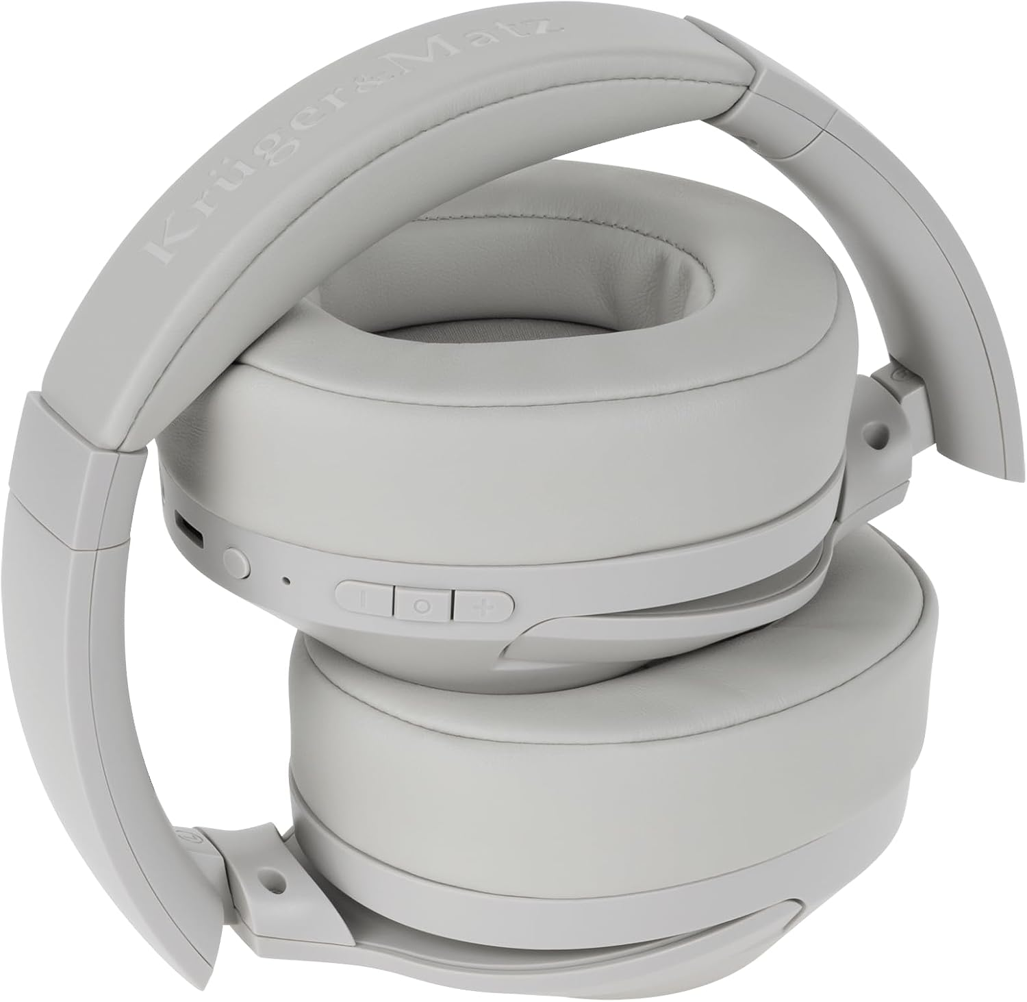 Kr&uuml;ger&Matz Wireless Earphones F2 Foldable Design KM0672-G Grey image number 5