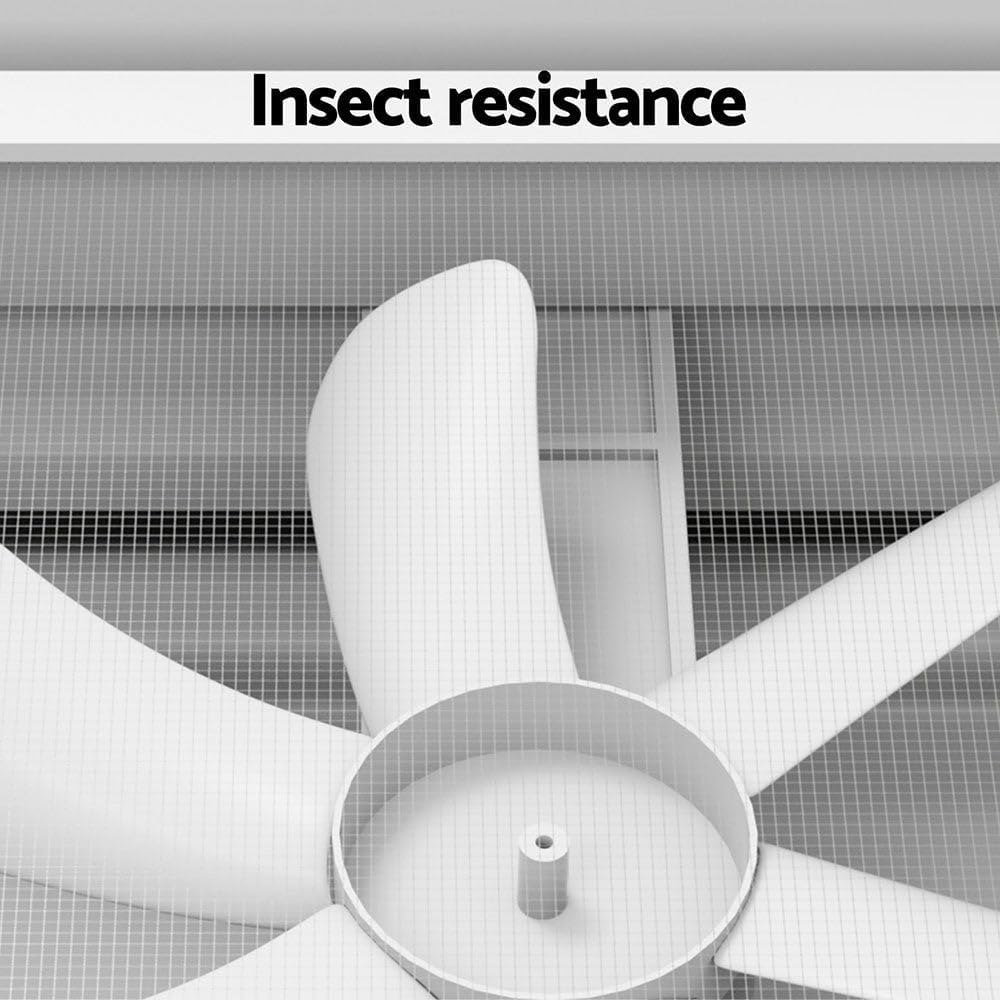 Weisshorn Caravan Roof Vent, Roofs Ventilation Fan with Lid Ultra Quiet, Hatch 12V RV Skylight Motorhome Camper Insect Resistance Heavy Duty Hinge 350X350Mm White image number 2