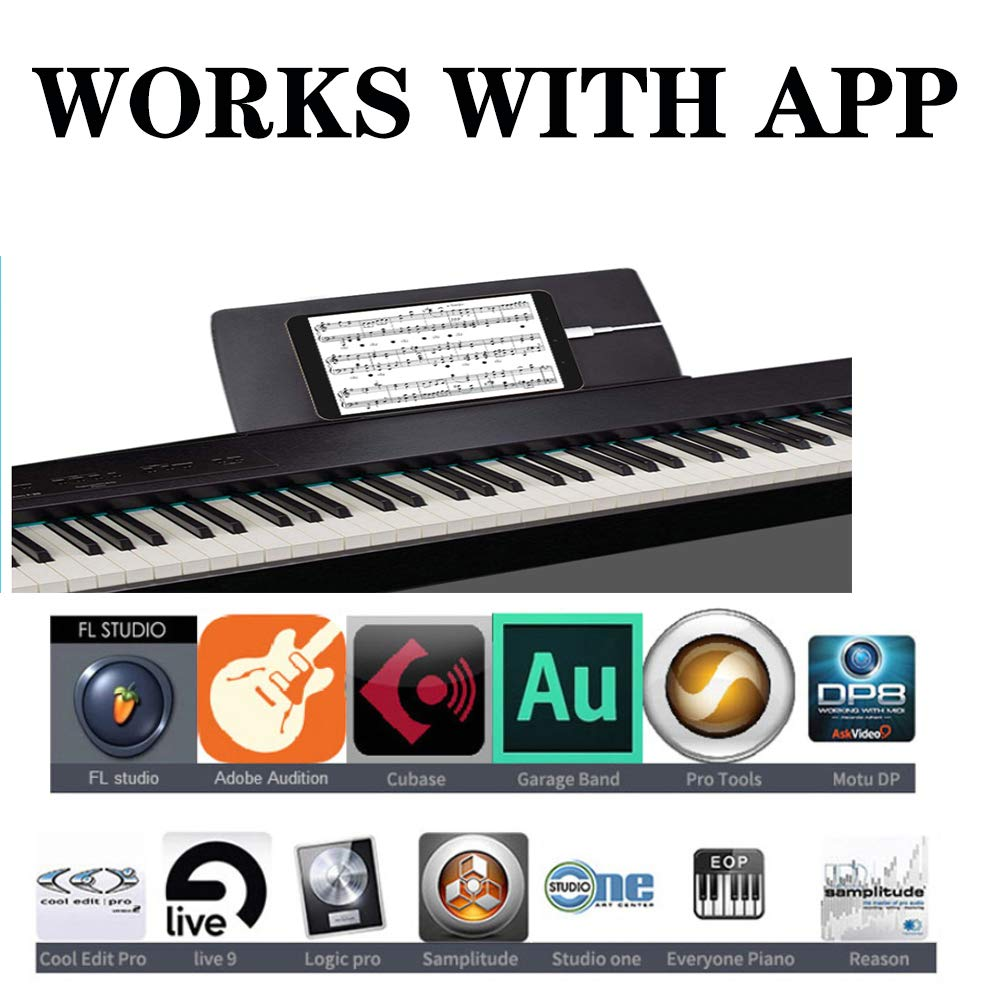 TYPE C USB C to Printer Cable USB 2.0 to USB TYPE B Cable,Android Phone Pc to Printer Cable Printer,Scanner,Electronic Midi Piano,Electronic Drum,Digital Piano (For Smart Phone Laptop Tablet Need Support OTG ) and External Hard Drive Disk image number 5