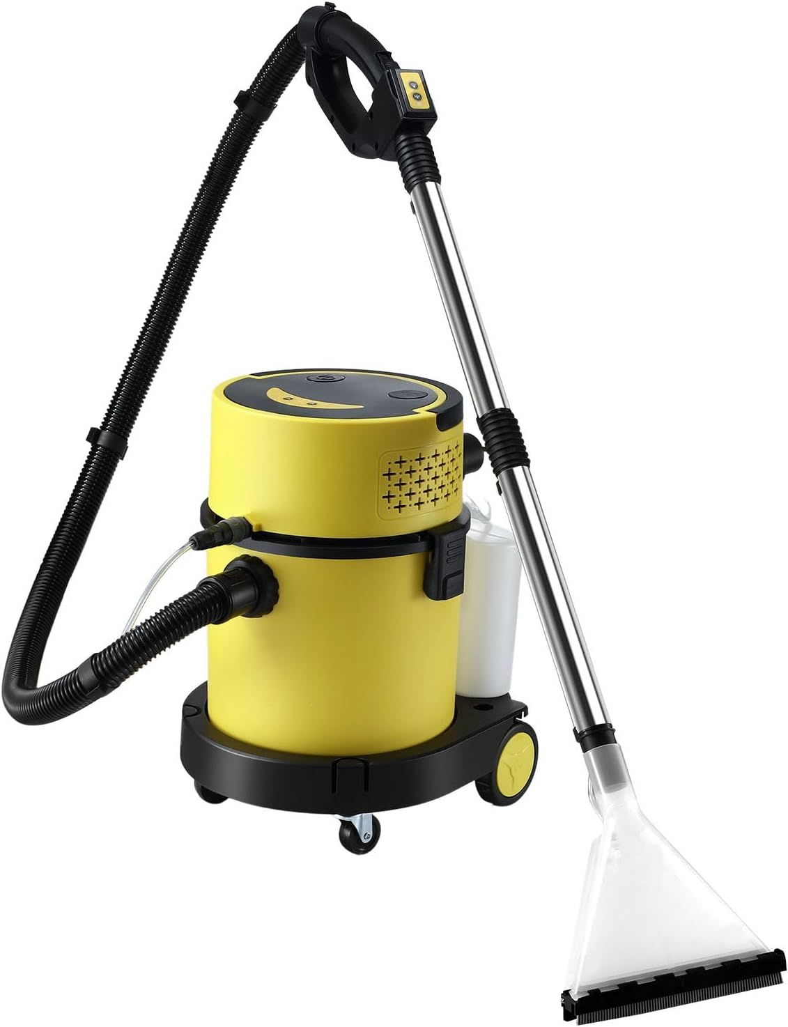 MAXKON 5 in 1 Vacuum Carpet Cleaner Portable Smart Cleaning Machine Mop with Wheels for Wet Dry Floor Sofa Upholster