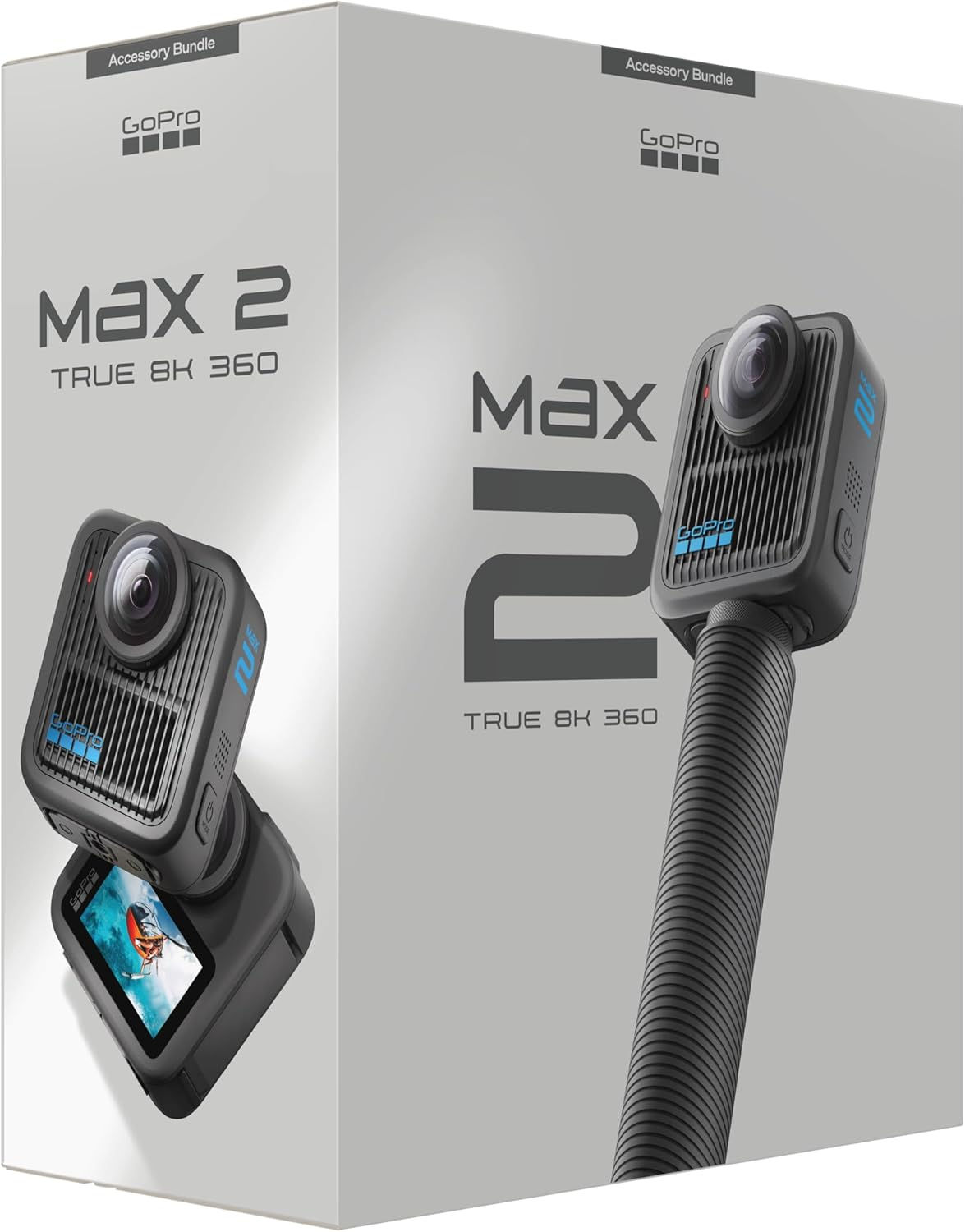 Gopro MAX2 + Accessory Bundle - Includes 4Ft (1.2M) Extension Pole, 2 1960Mah Enduro Batteries, 64GB Sandisk Microsd Card image number 5