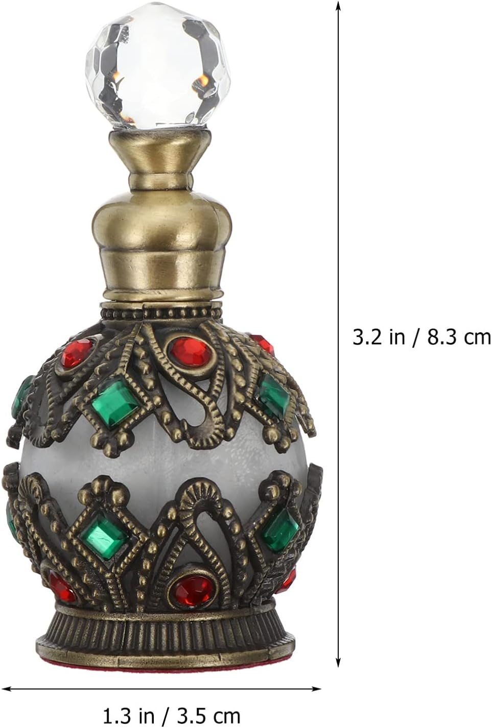 Luxshiny Vintage Empty Perfume Bottle Elegant Fragrance Dispenser for Travel and Collectibles for Essential Oils Lotions and Keepsakes image number 5