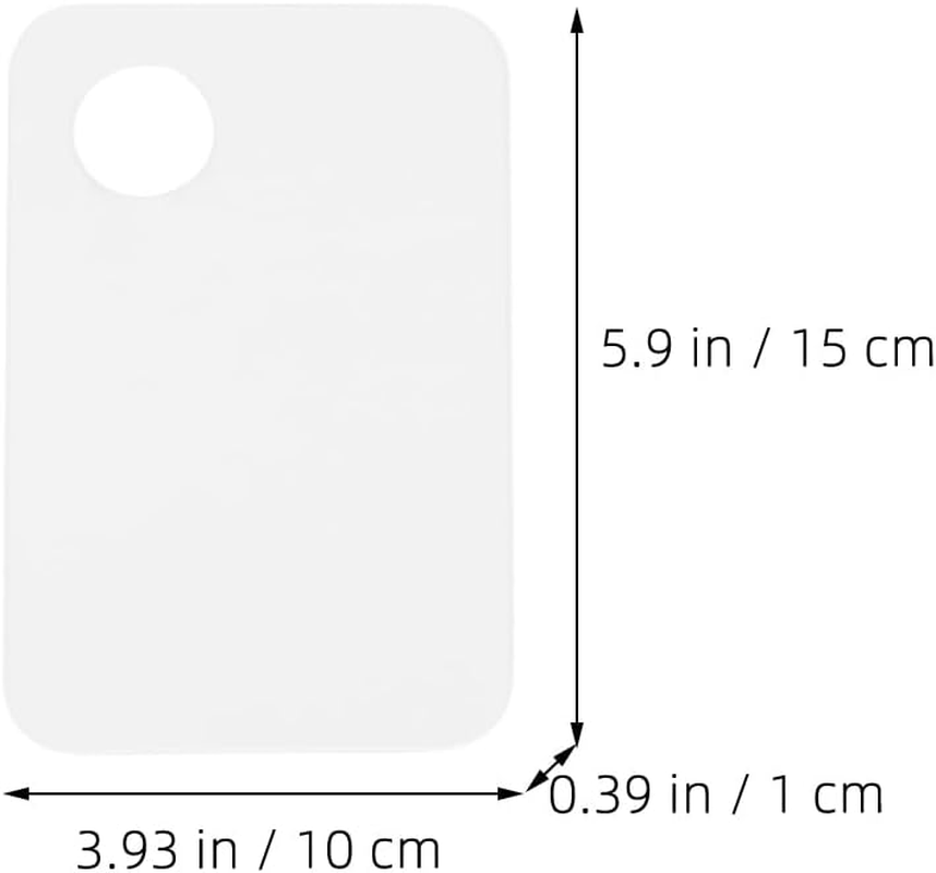 Healvian 4Pcs Makeup Mixing Palette with Spatula Portable Acrylic Makeup Foundation Eyeshadow Tray image number 2