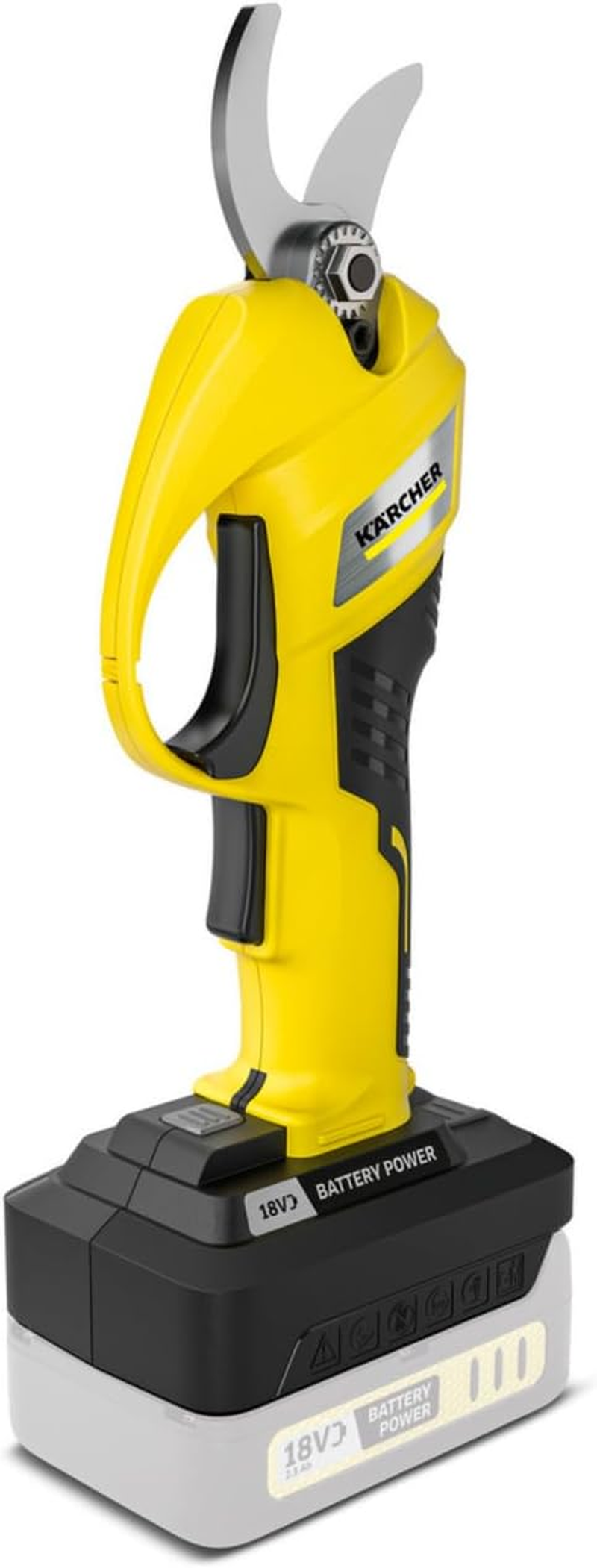 K&auml;rcher Cordless Lopper TLO2-18 18V Battery Platform, Features Real Time LED Display. Easily Cut Branches and Twigs up to 2.5Cm, Byplass Blade Cuts Precisely without Need for Force, Skin Only image number 2