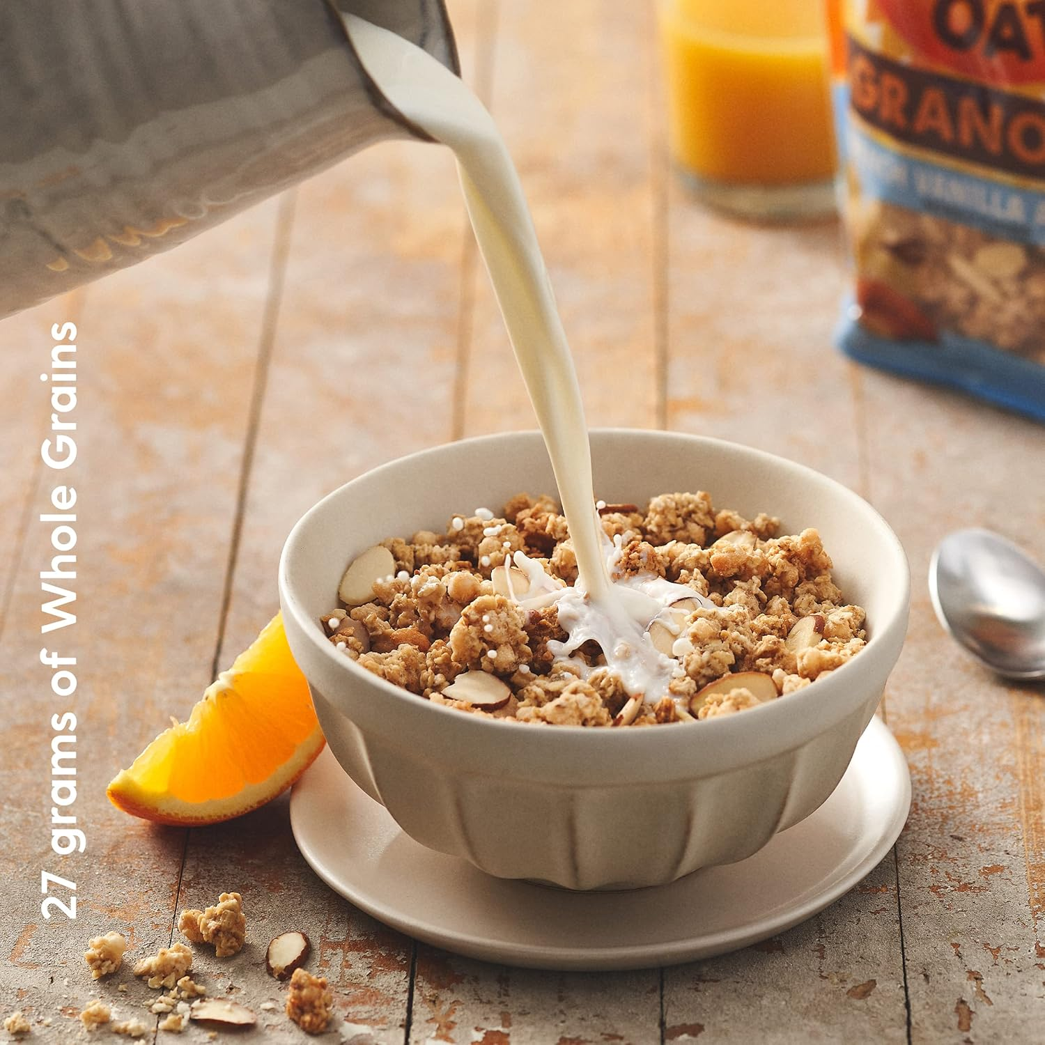 Post Honey Bunches of Oats Honey Roasted Granola, French Vanilla Almond, 11 Ounce, 6 Count image number 1
