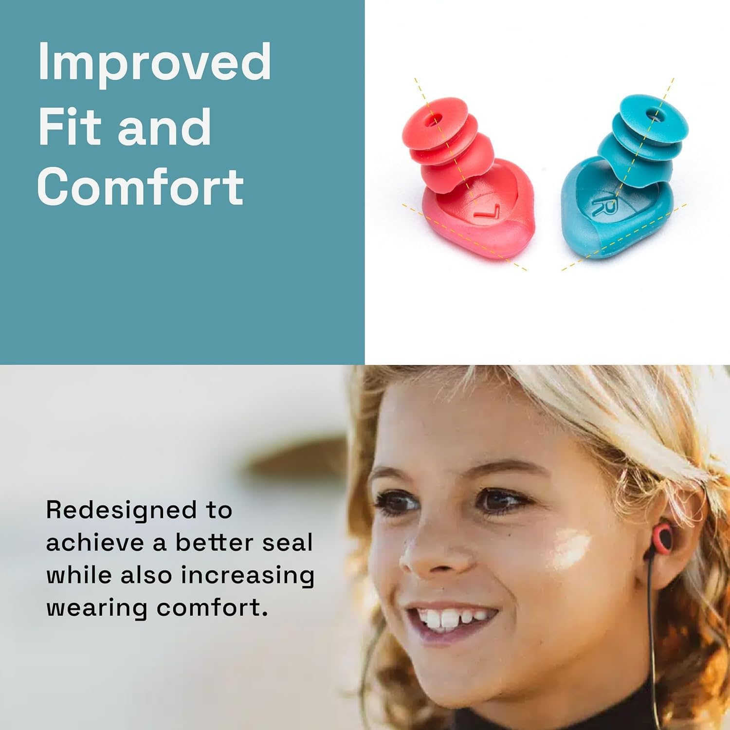 Surfears &ndash; Ear Plugs That Keep Water Out & Sound in &ndash; Surfing Ear Protection image number 4