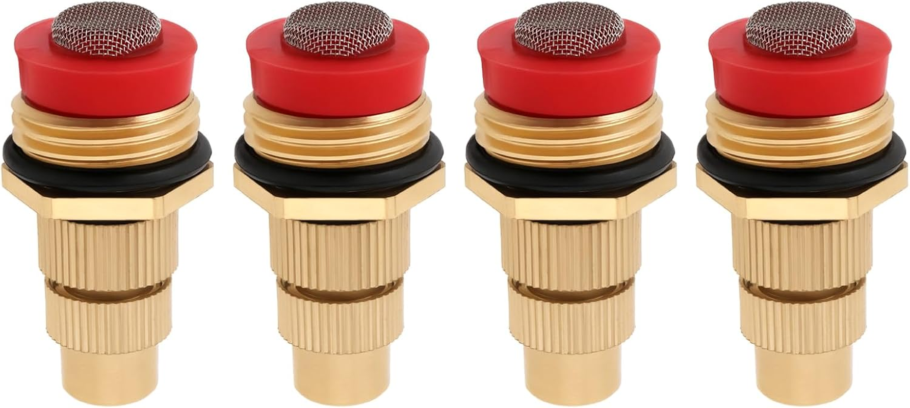 LT Easiyl 4Pcs Adjustable Brass Misting Nozzles G1/2 Inch (DN15) Mist Water Spray Sprinkler Suitable for Small Area Agriculture Lawn Fountain Misting Cooling Irrigation image number 5